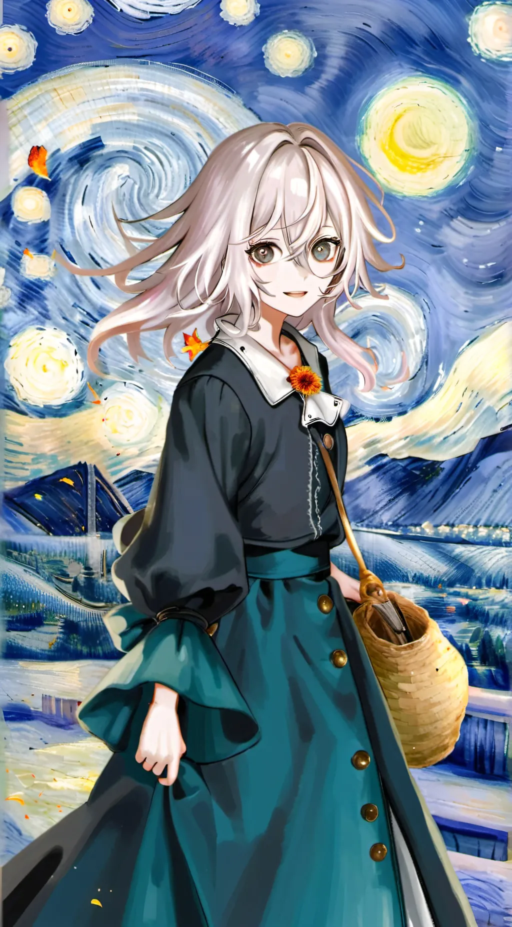 ai character: Annie  background