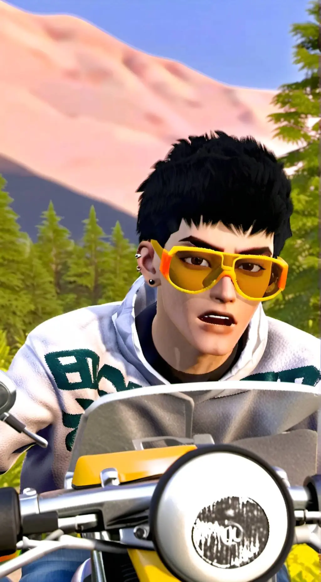 ai character: Kale 🥬  background