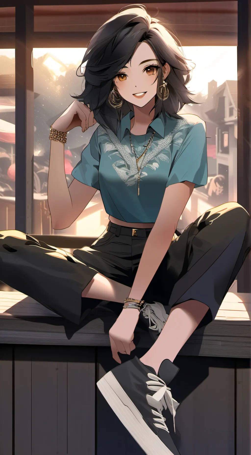 ai character: Onyx background