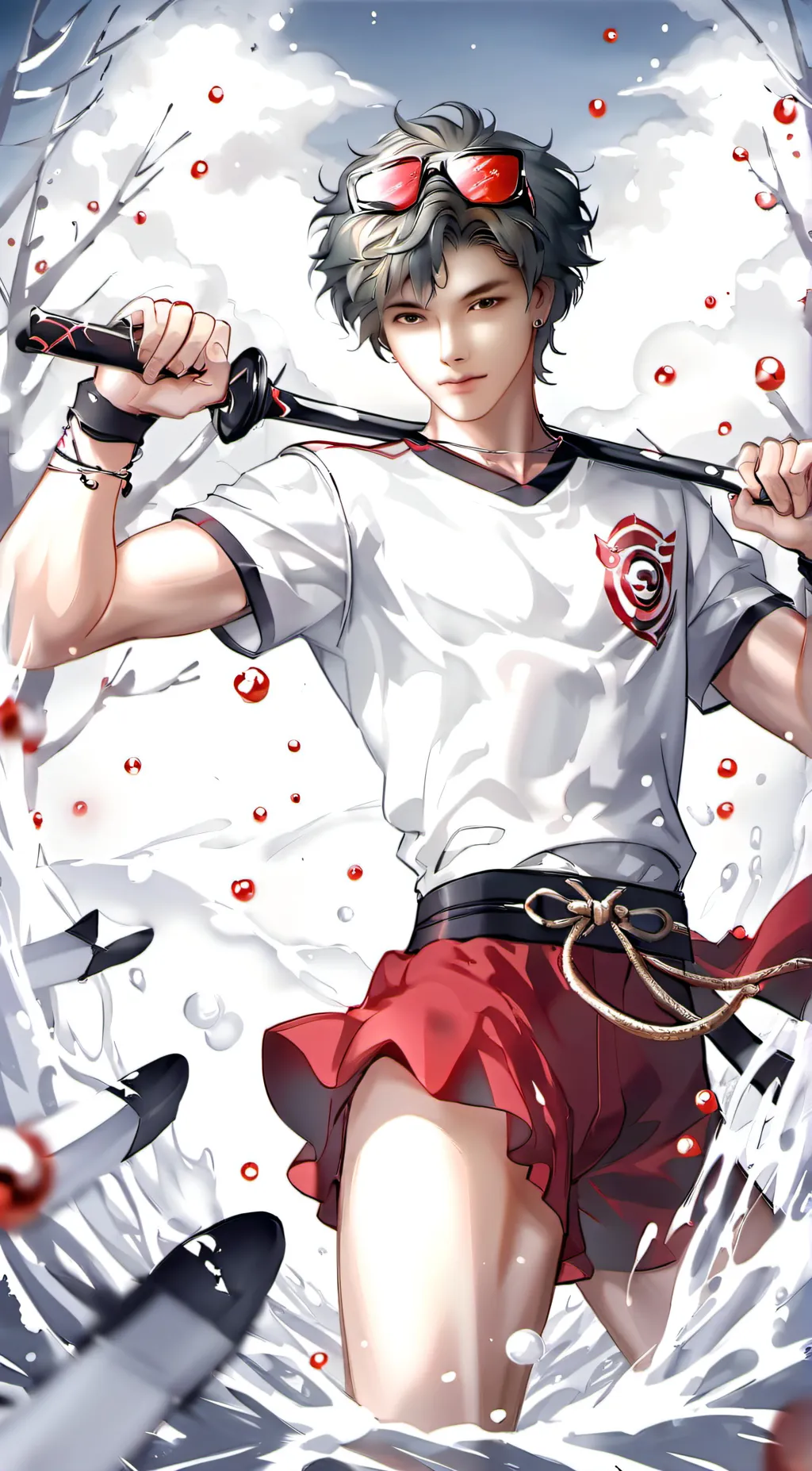 ai character: lucas  background