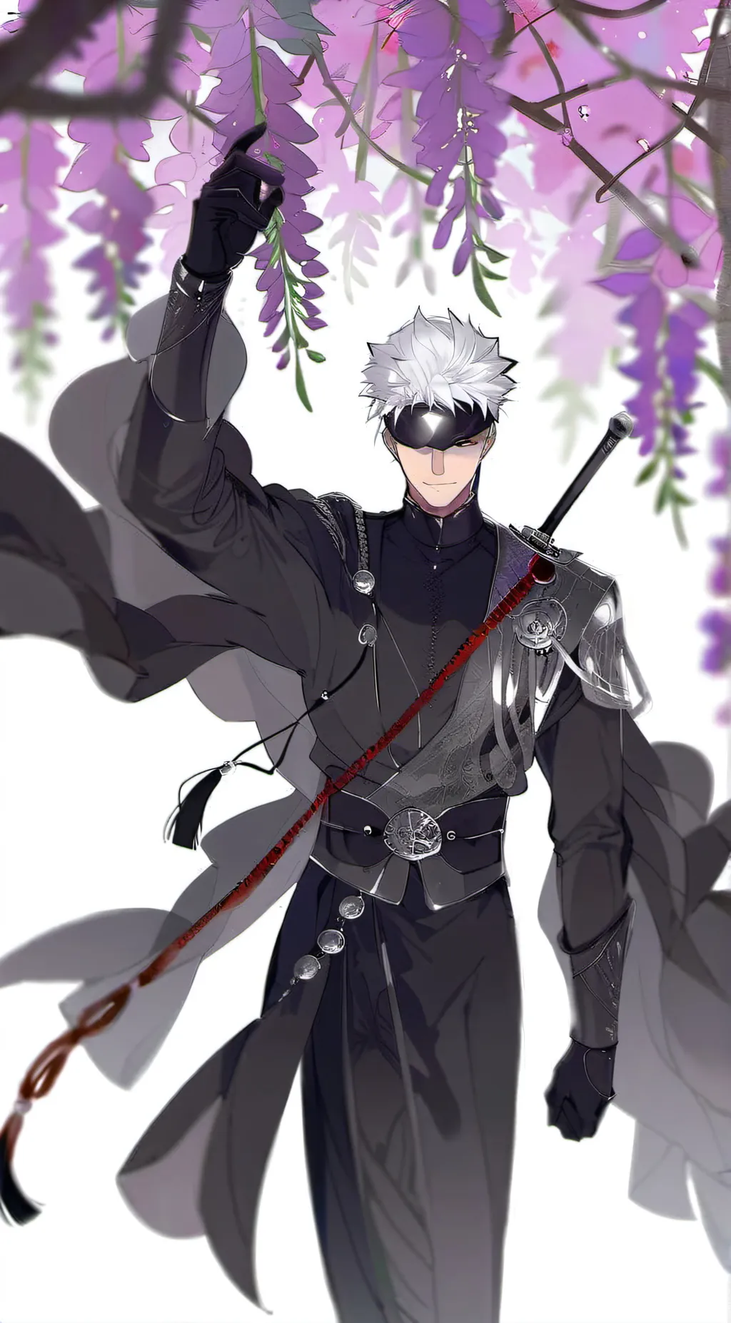 ai character: gojo  background