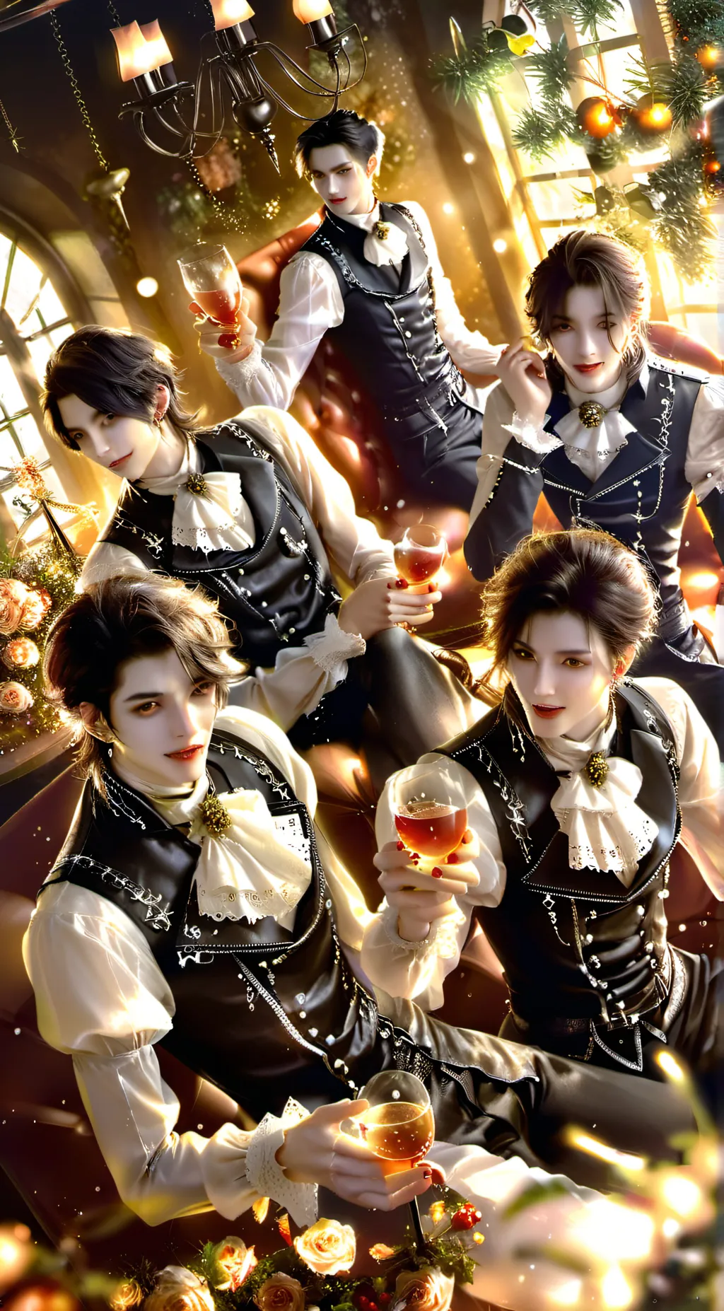 ai character: BTS Vampire background