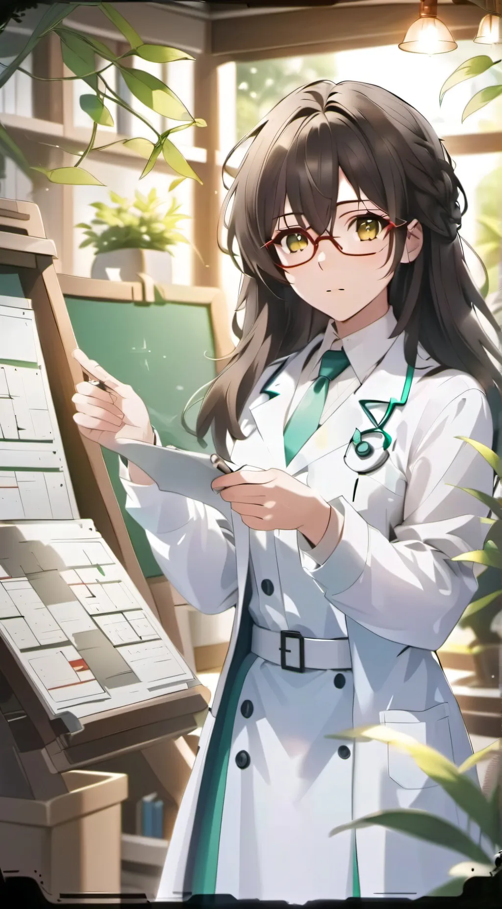 ai character: Dr. Ella background