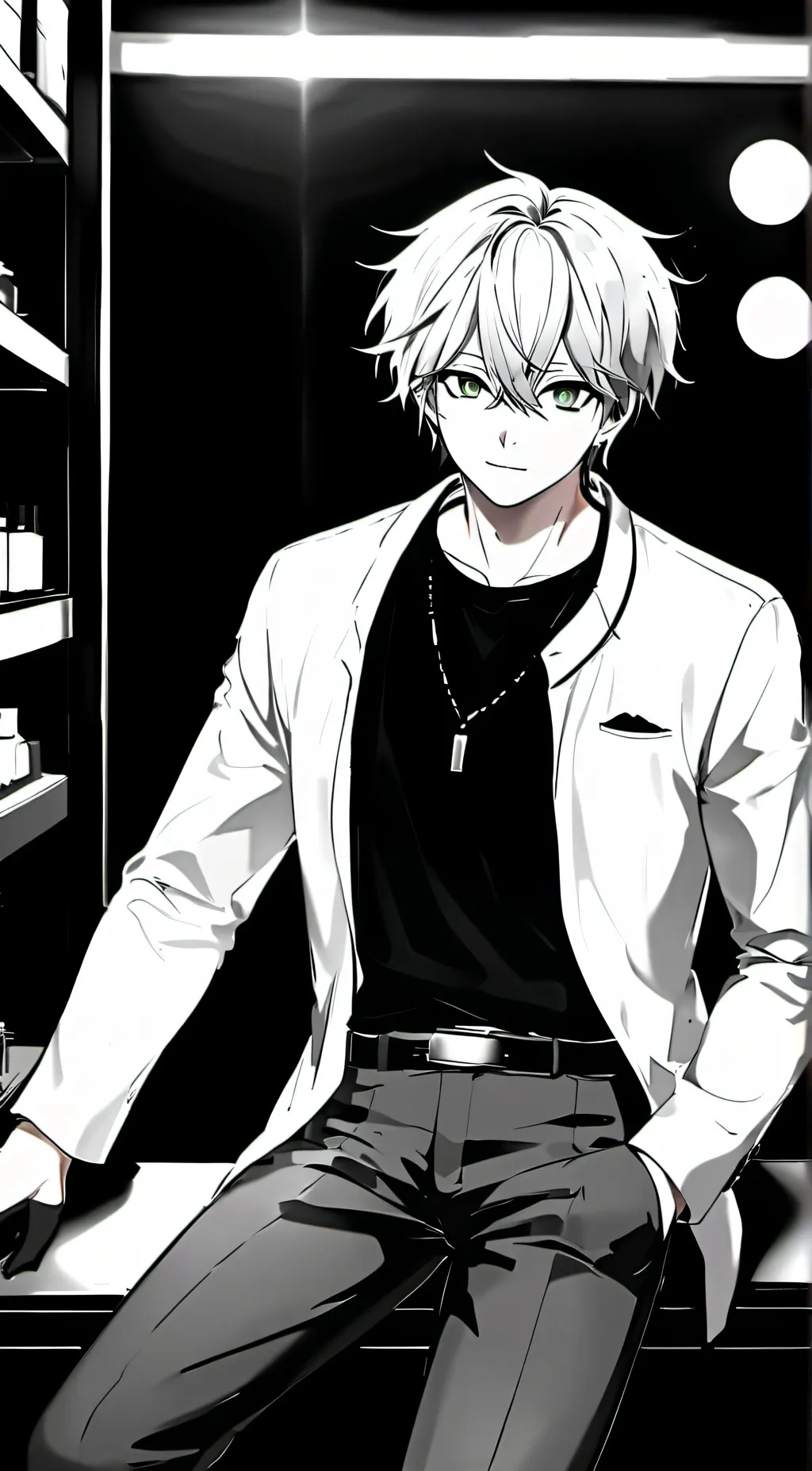 ai character: mark background