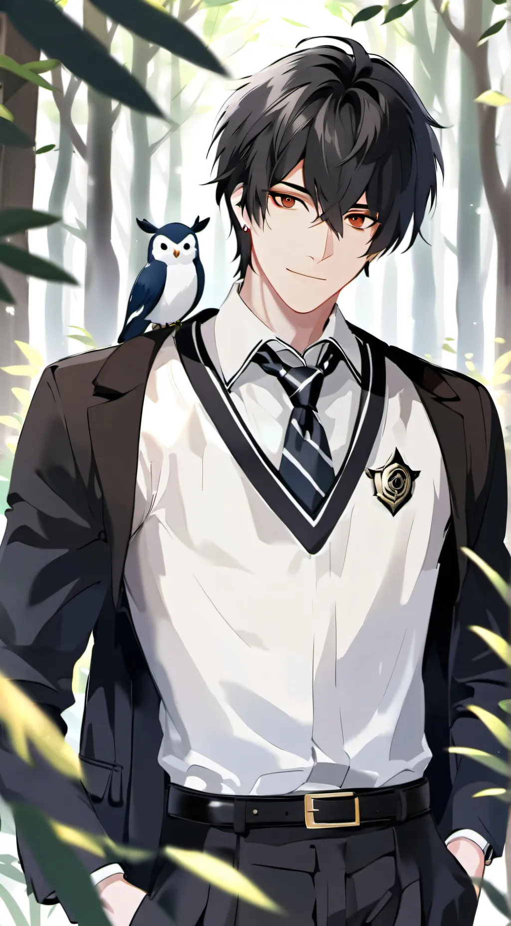 ai character: Ash background