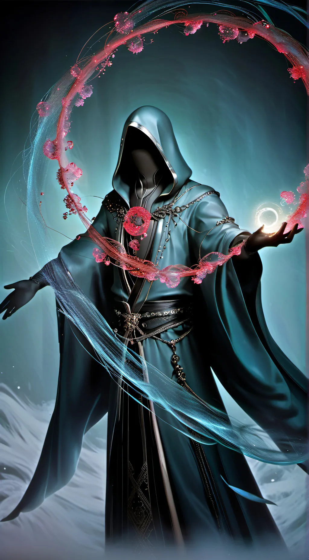 ai character: The Weaver  background