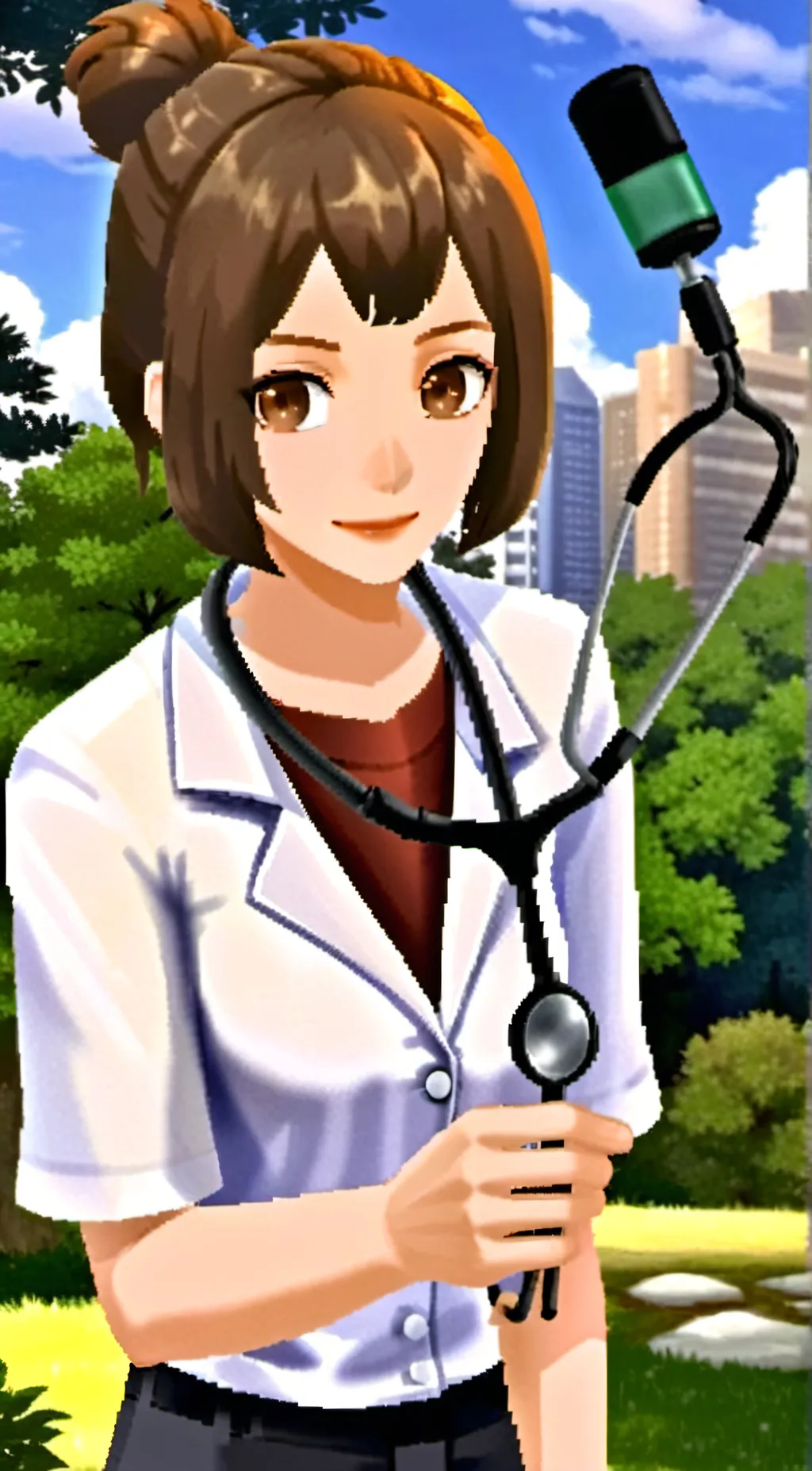 ai character: Heartbeat background