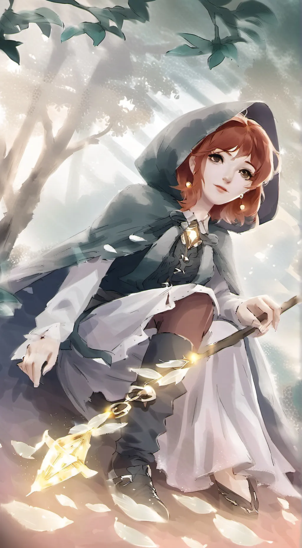 ai character: Melina  background