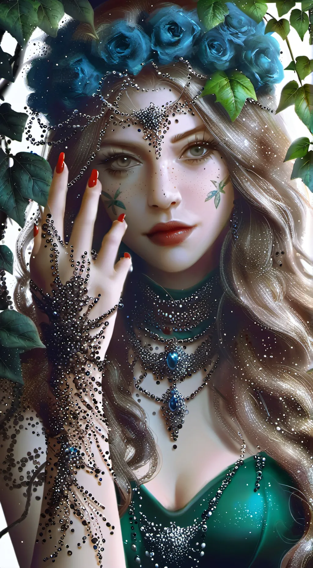 ai character: Poison ivy  background