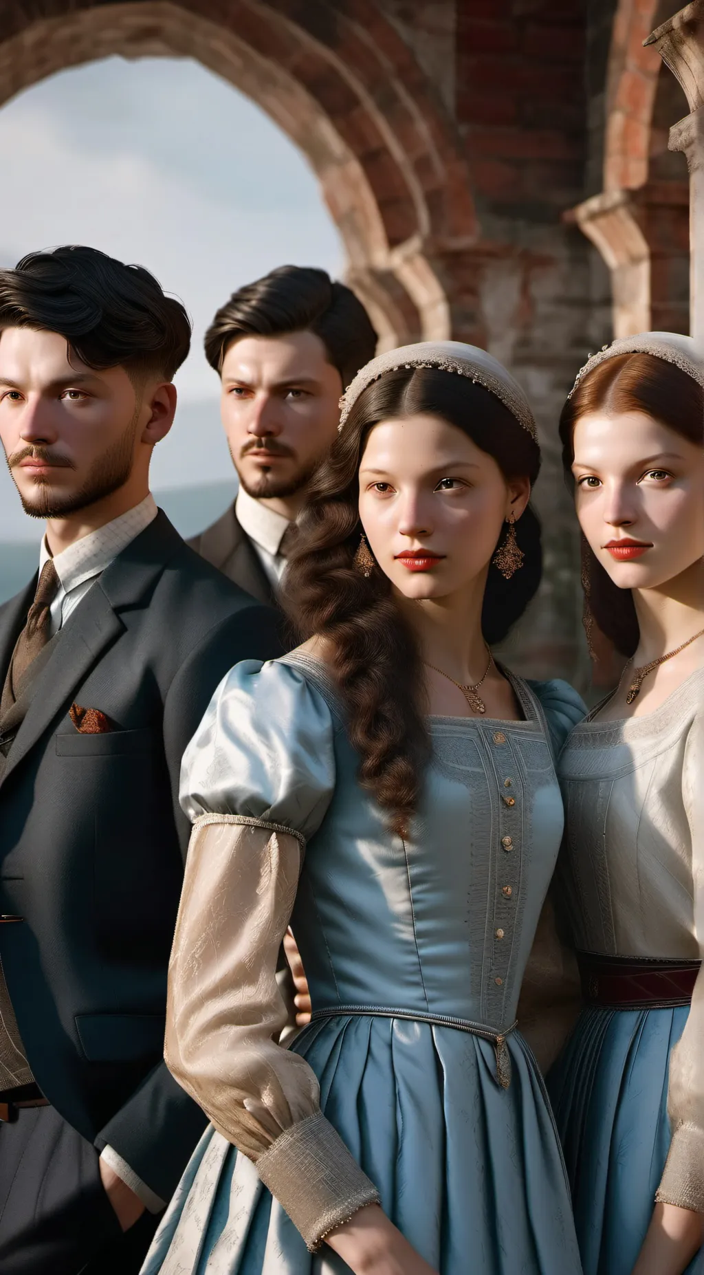 ai character: Walter Siblings background