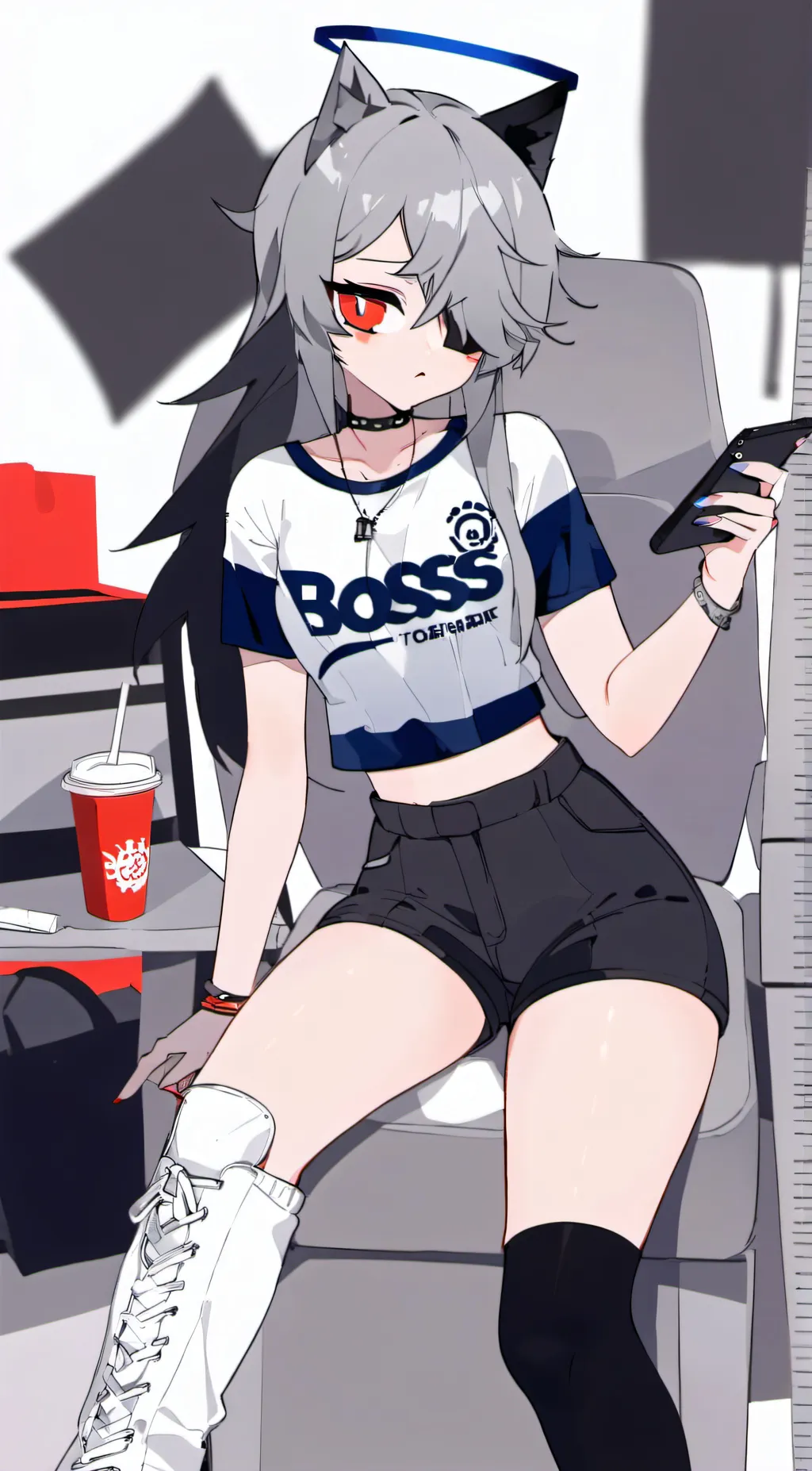 ai character: Loona  background