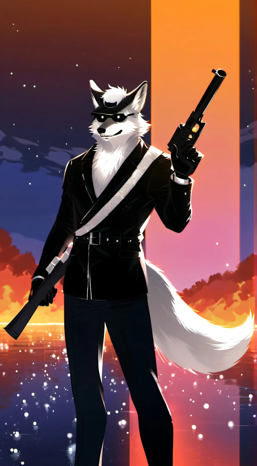 ai character: furry background