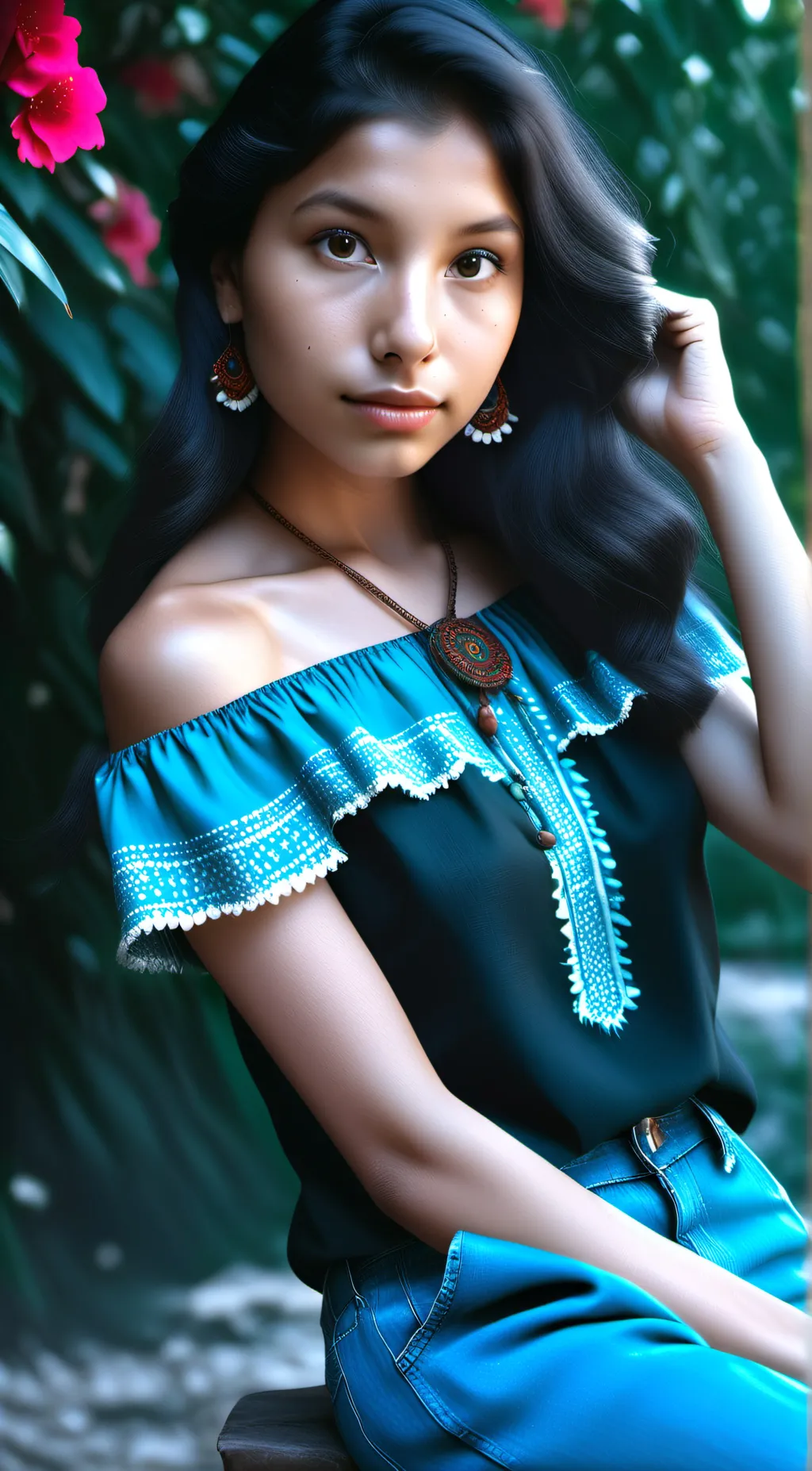 ai character: Alexa  background