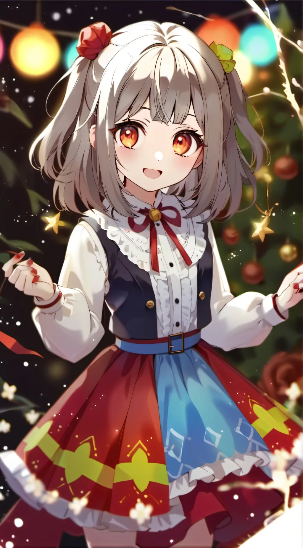 ai character: kayla Ashish  background