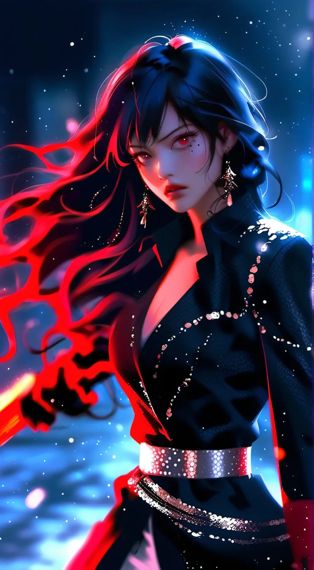 ai character: 🔪Luzia🔪 background