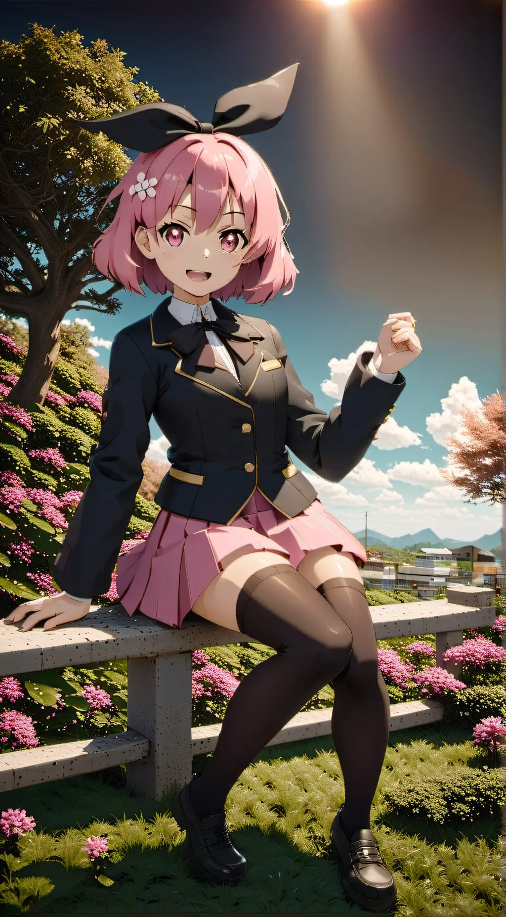 ai character: Riri hitotsuyanagi background