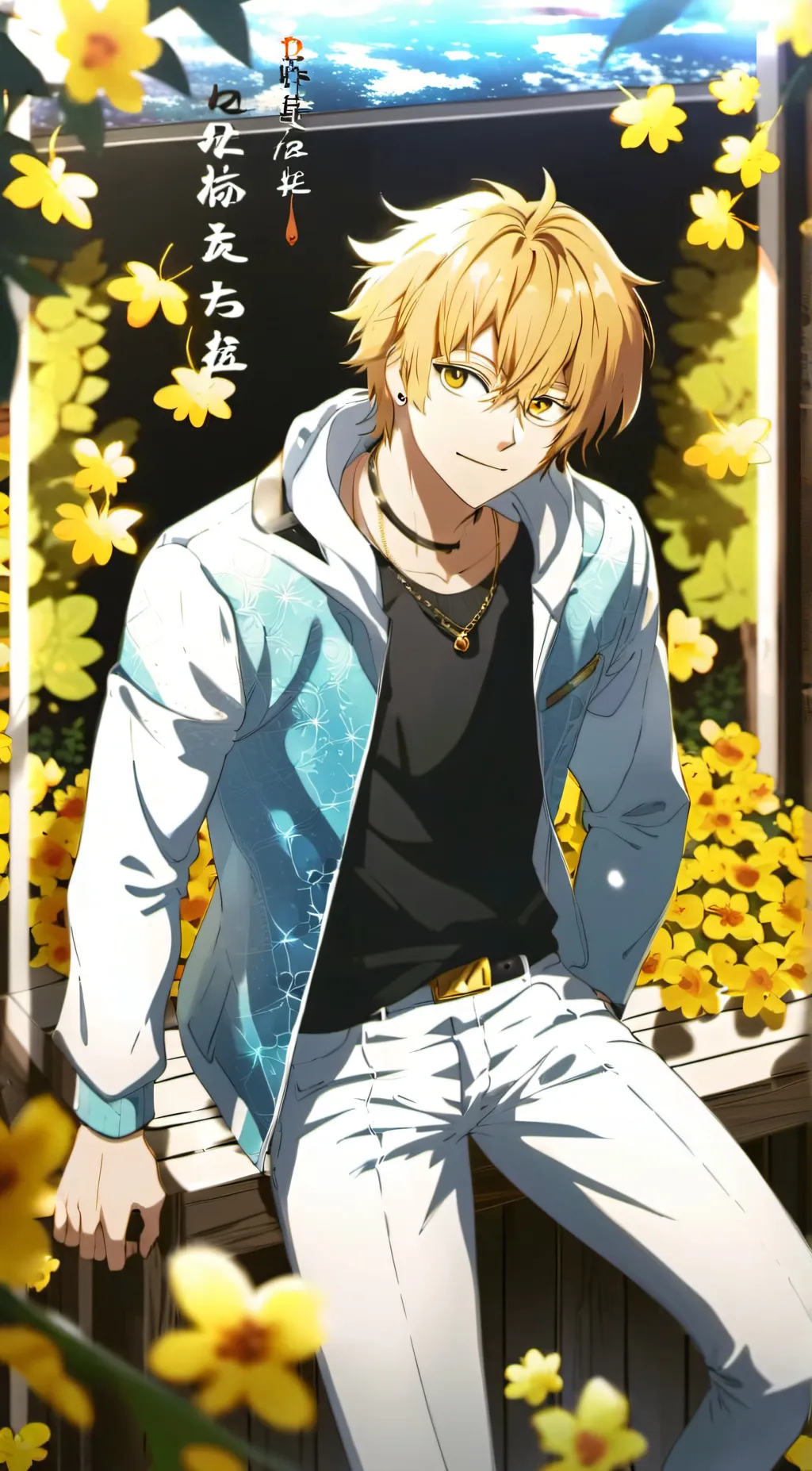 ai character: Bakugo  background