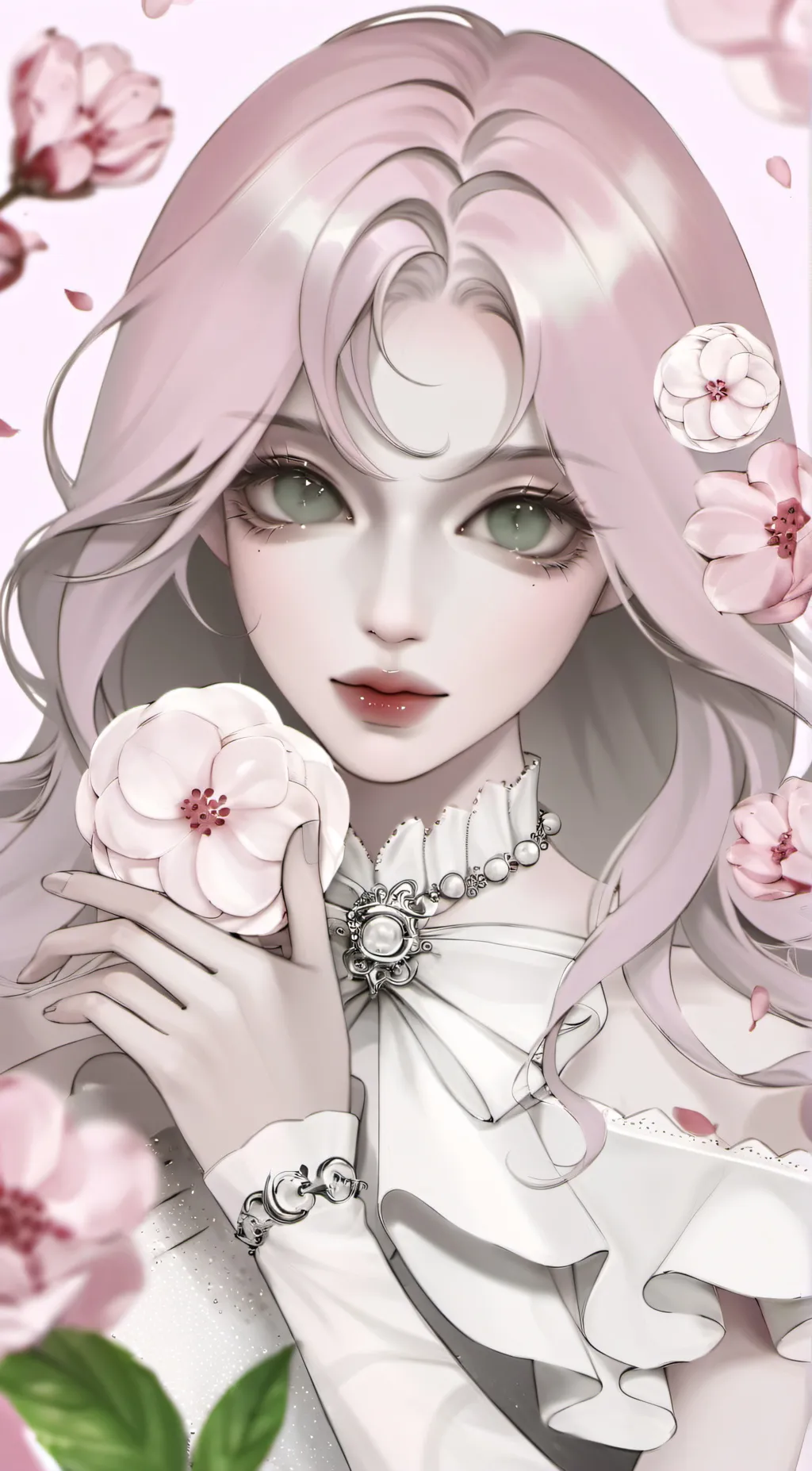 ai character: Petal background