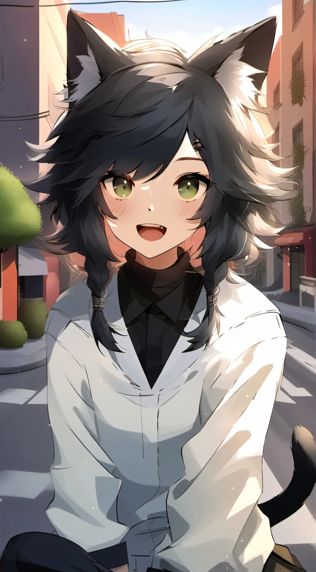 ai character: noon background