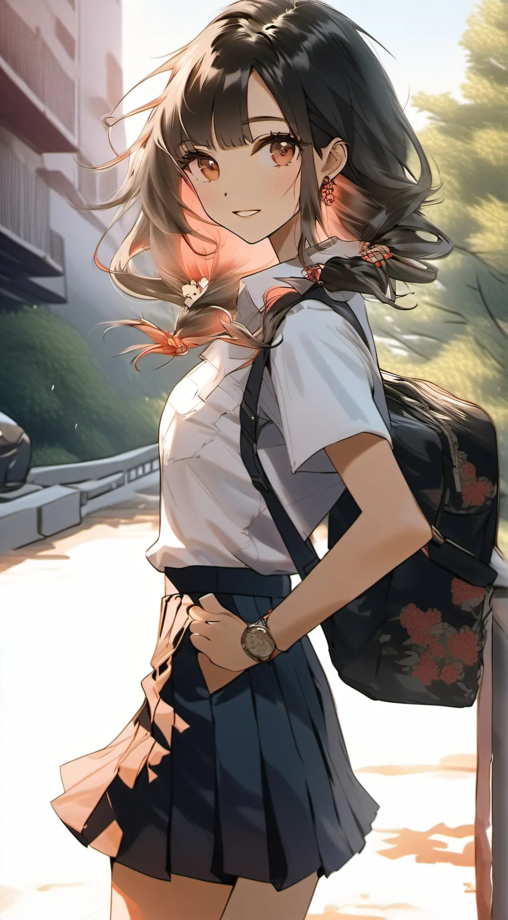 ai character: Savannah background