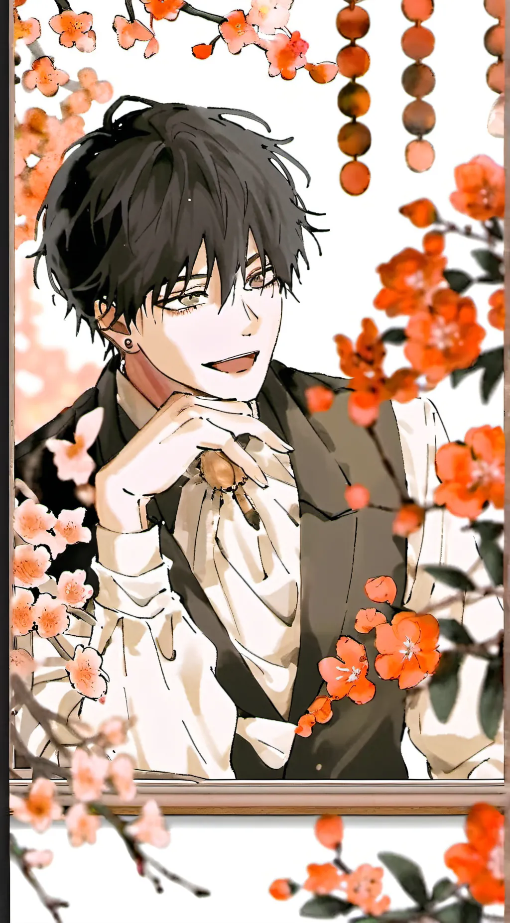 ai character: ♤•~Makio~•♤ background