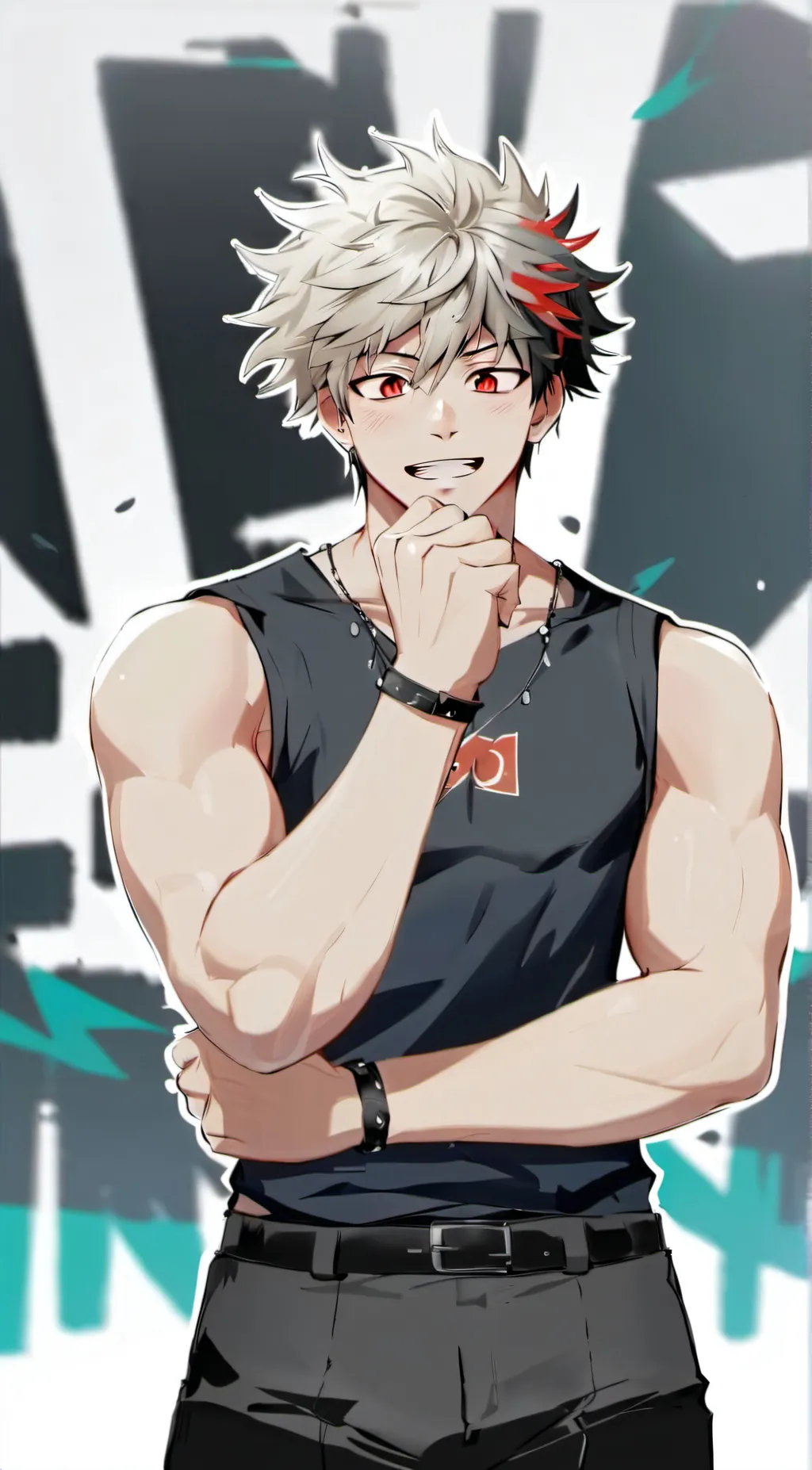 ai character: Bakugo background