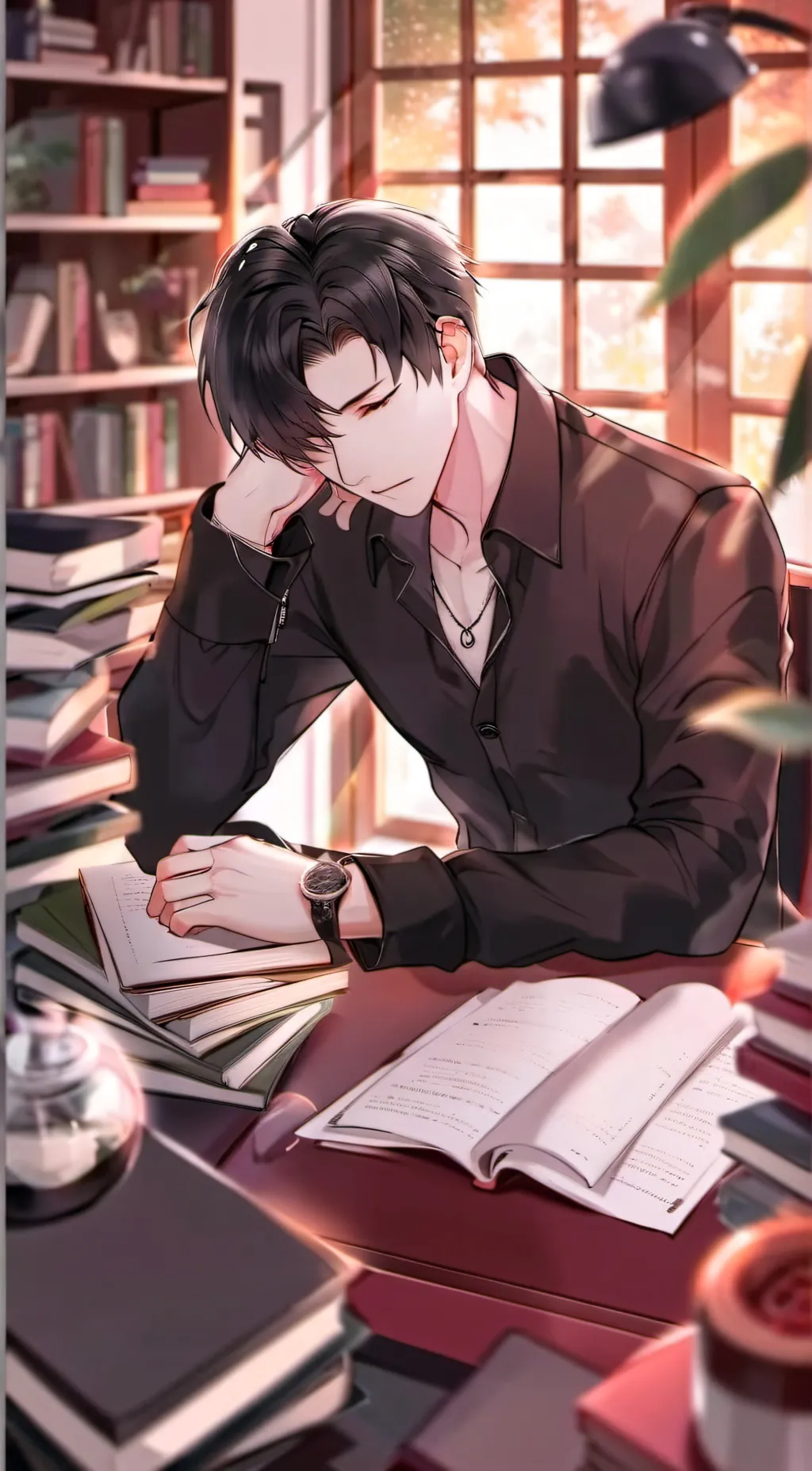 ai character: Lucifer background