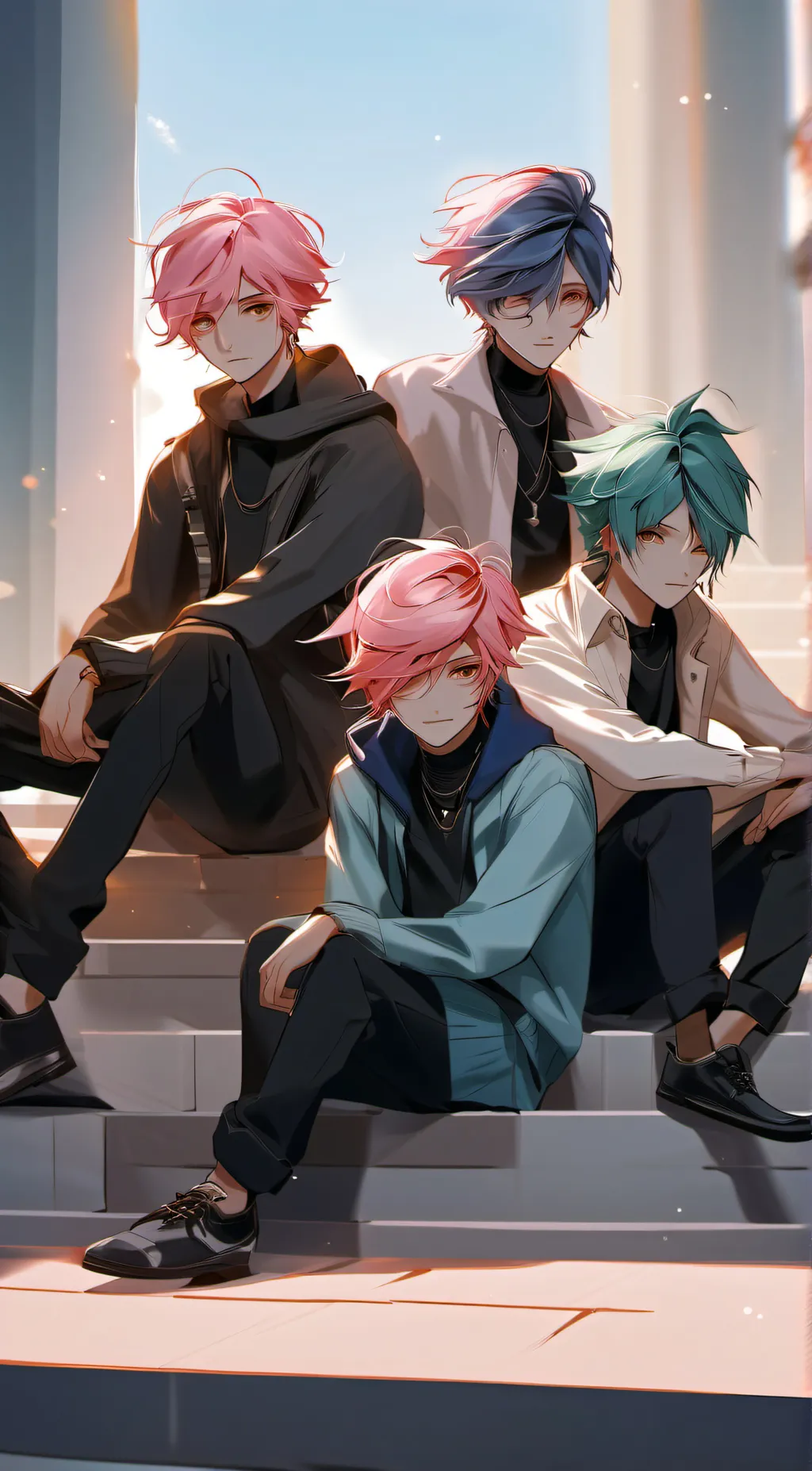 ai character: popular boys  background