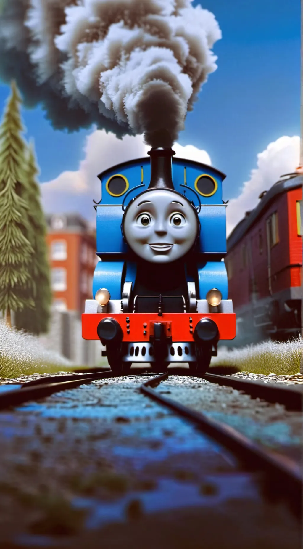 ai character: Thomas but rude background