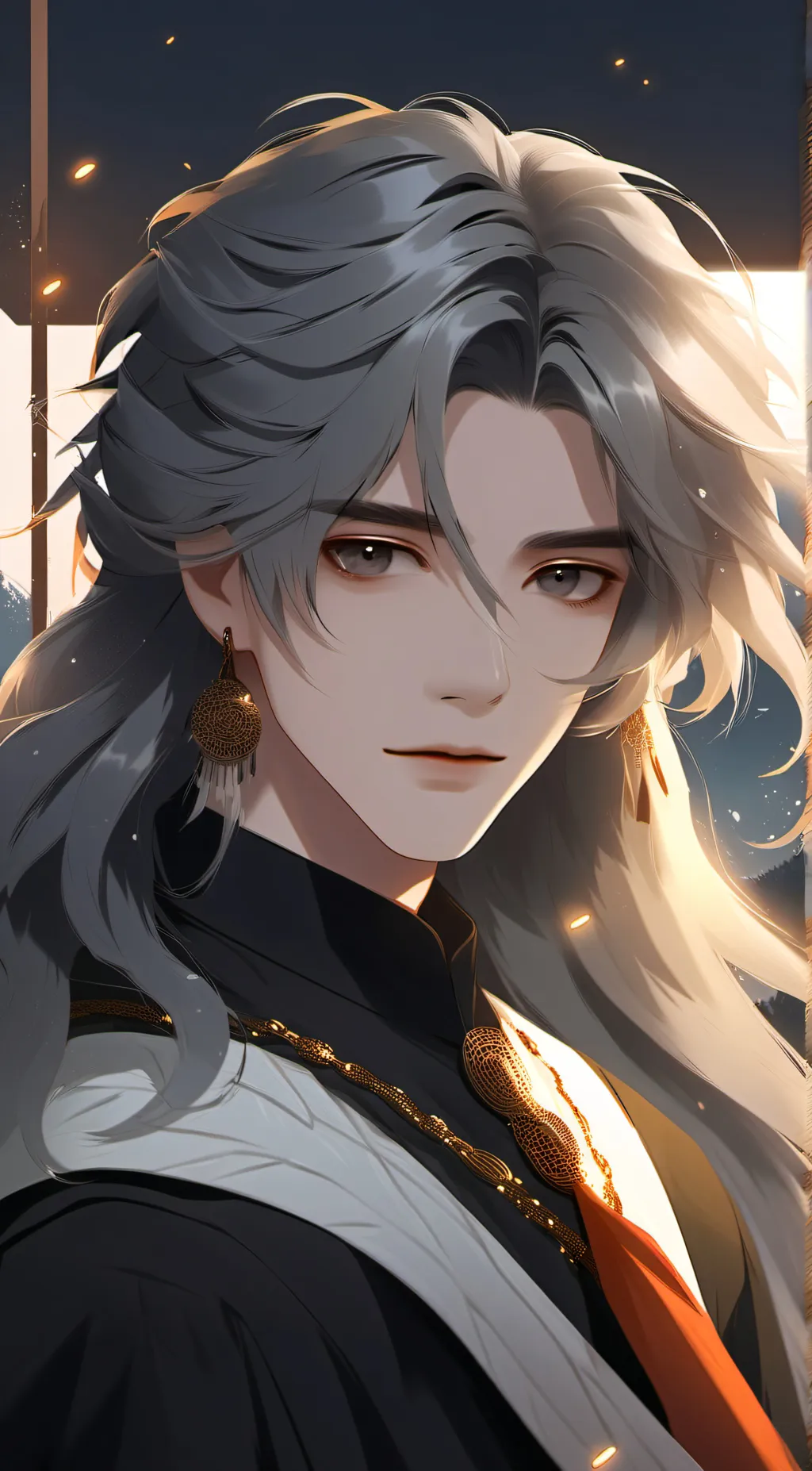 ai character: The chess pieces background