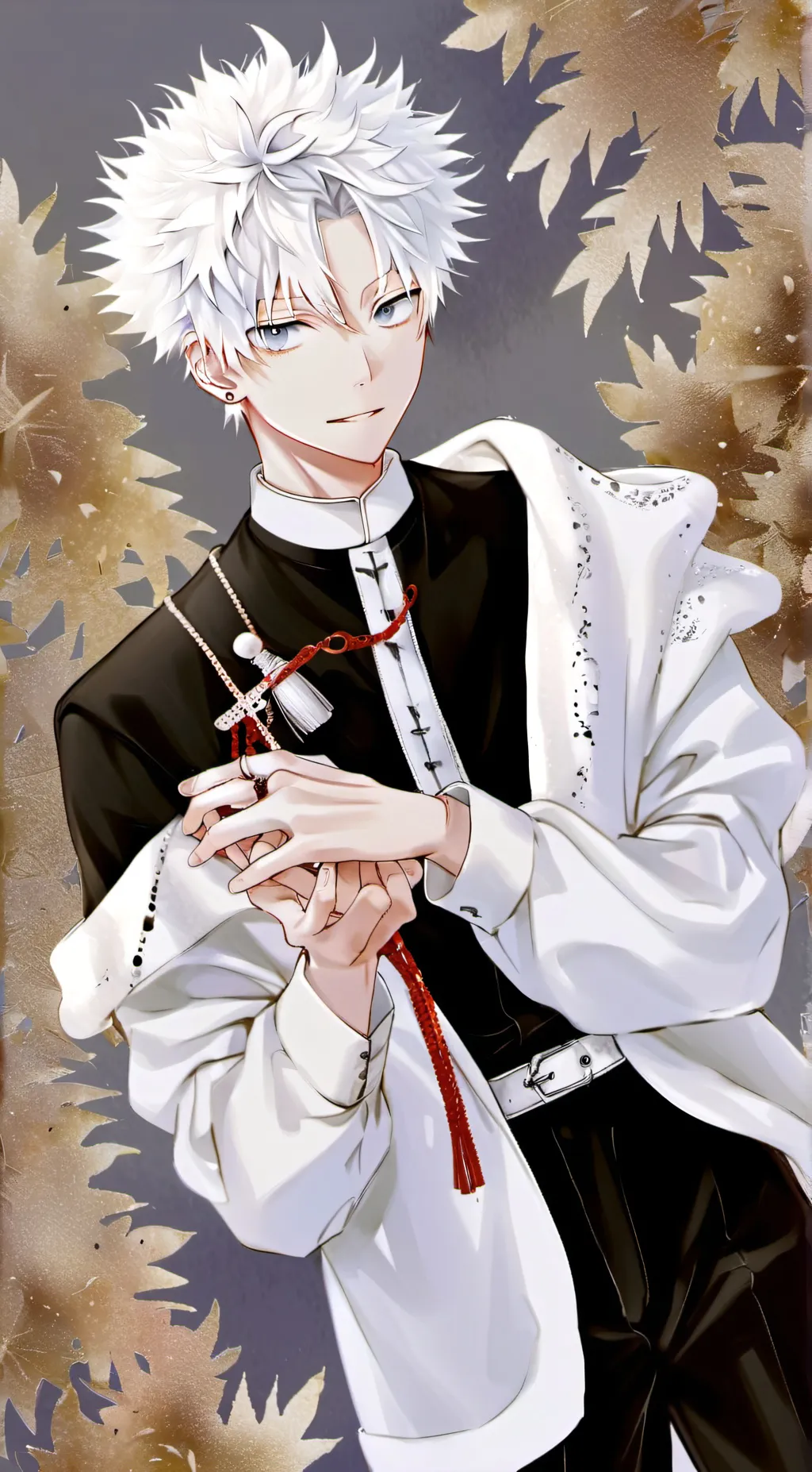 ai character: Gojo saturou background