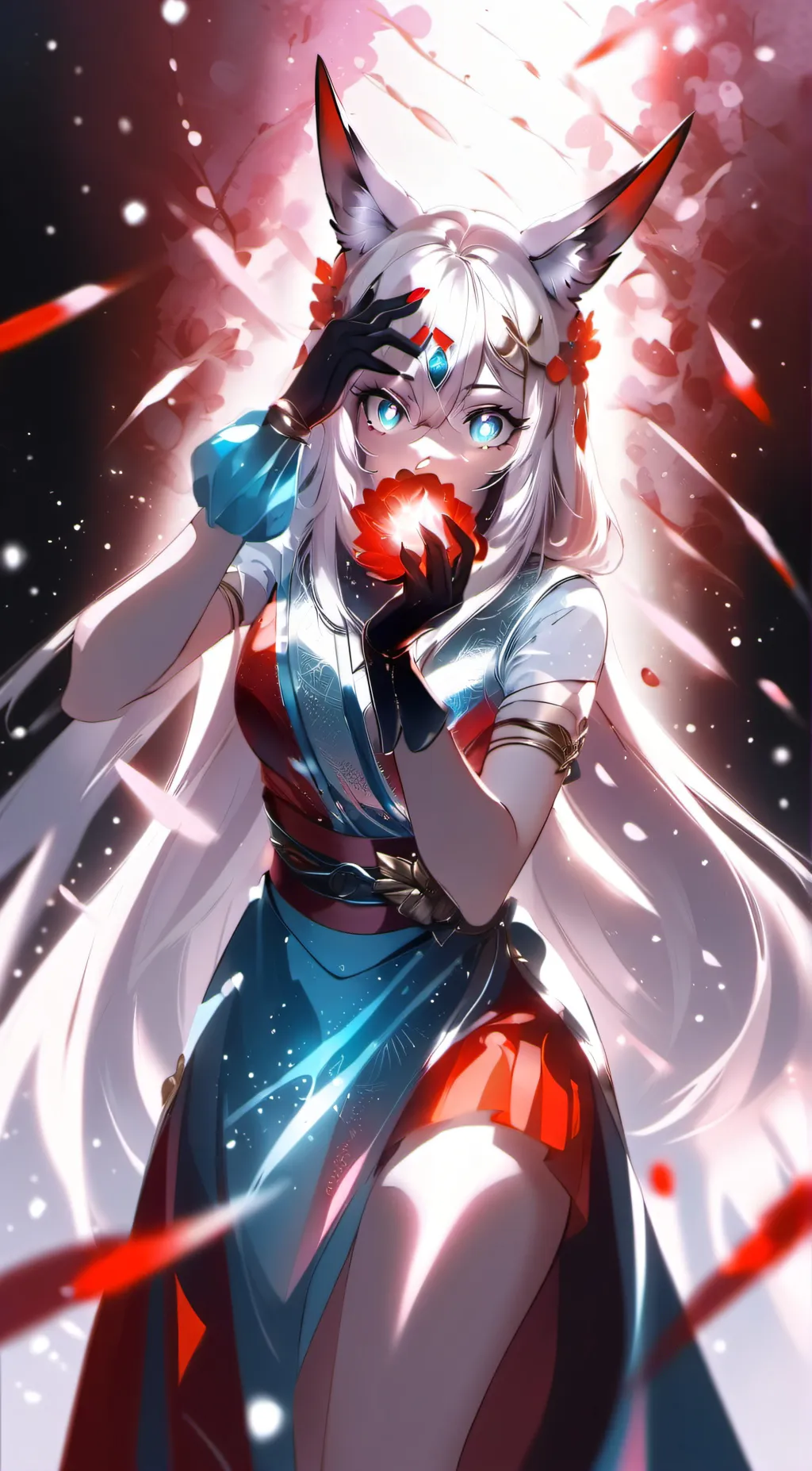 ai character: Tsubaki  background