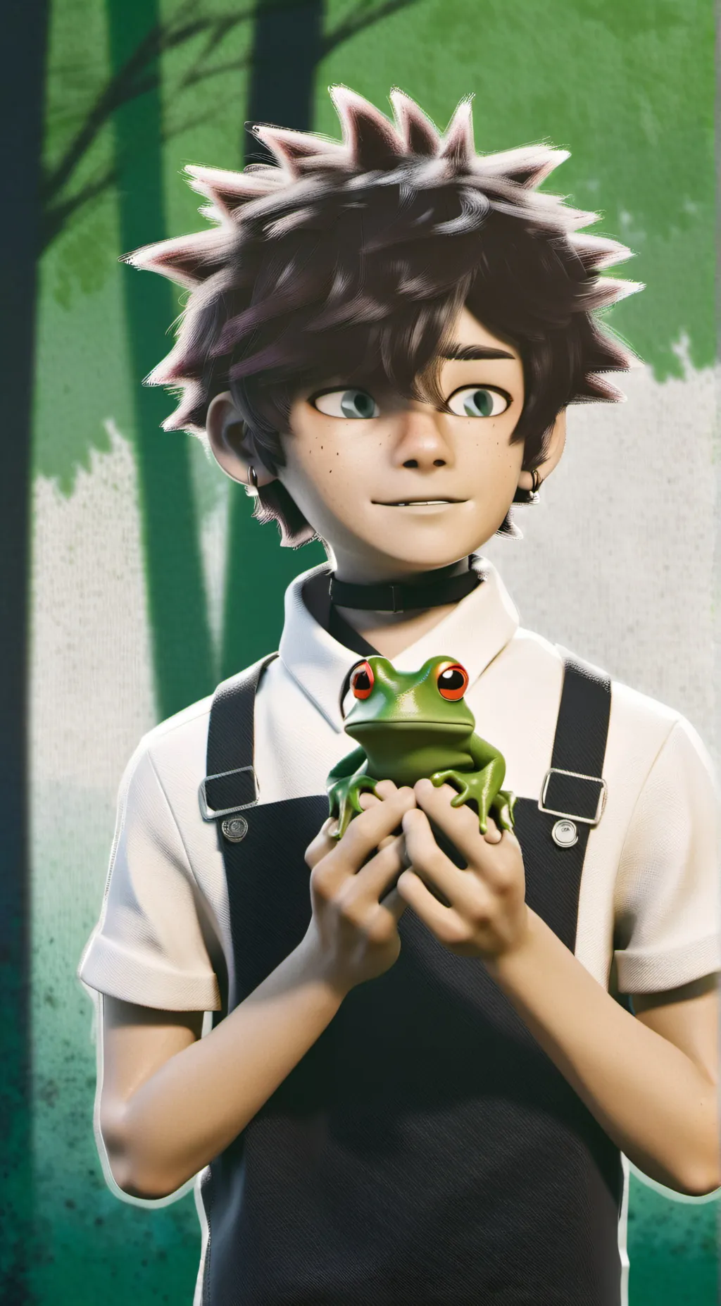 ai character: Zander  background