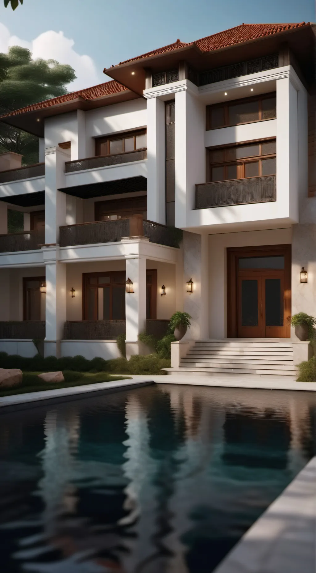 ai character: Mha in ur house background