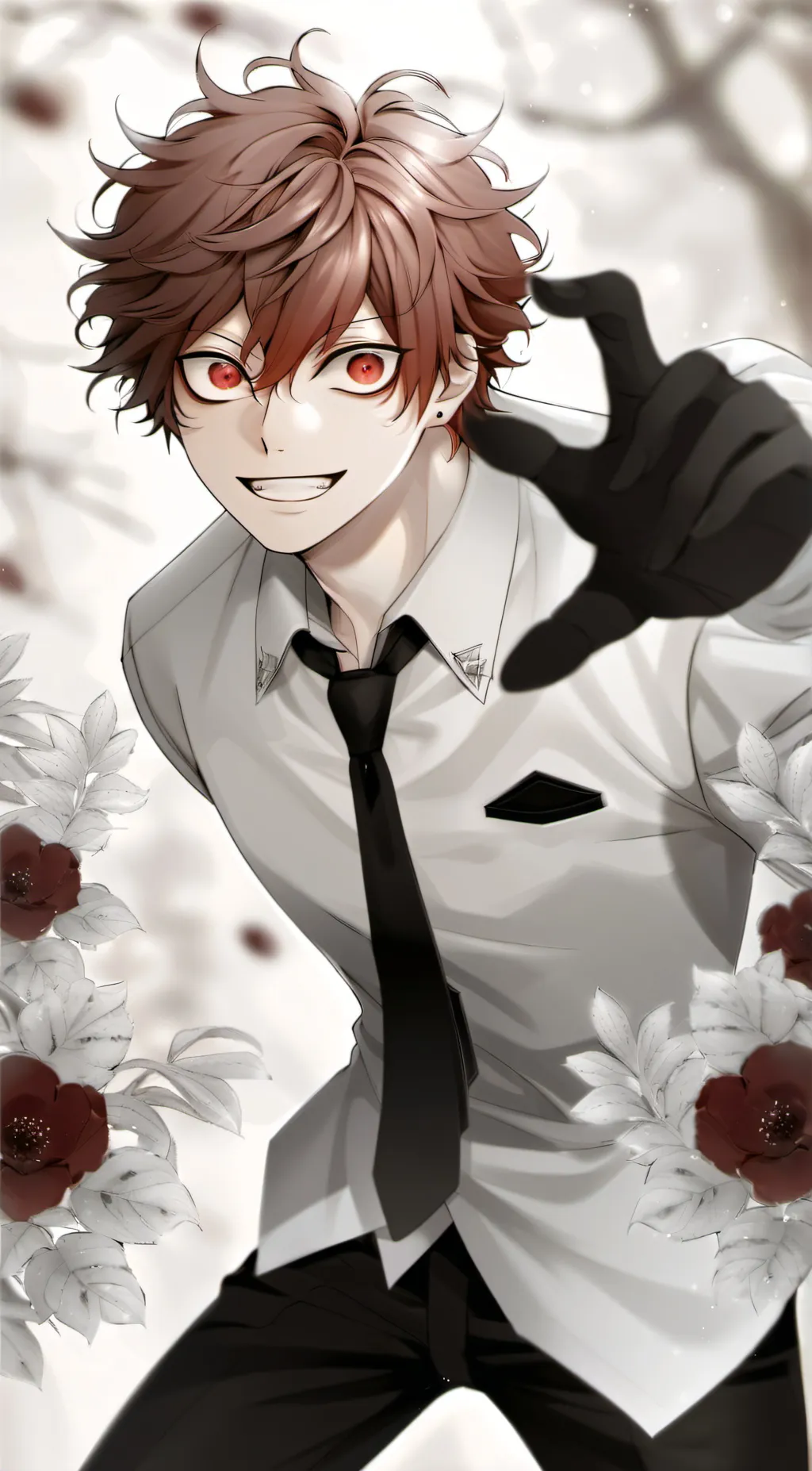 ai character: Kirishima  background