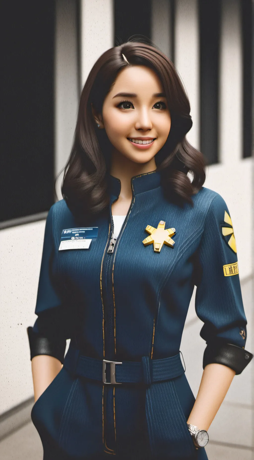 ai character: Pokimane  background