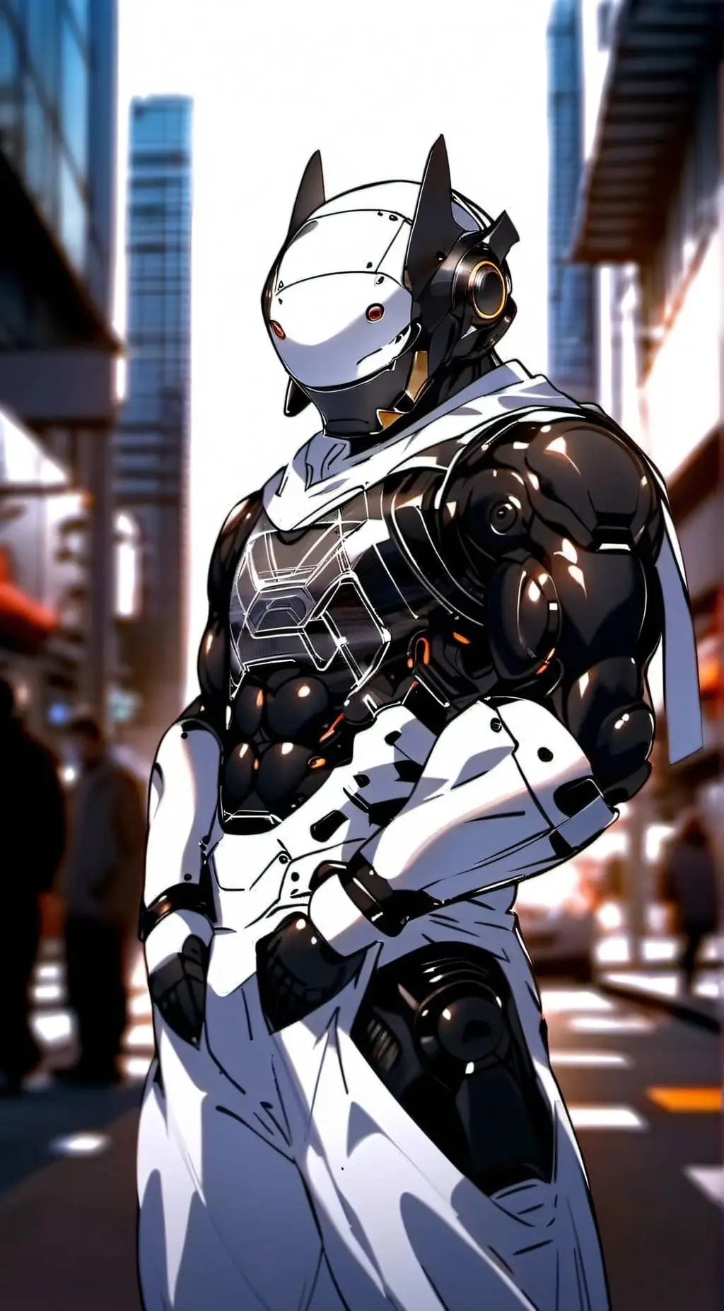 ai character: BRUN-0 background