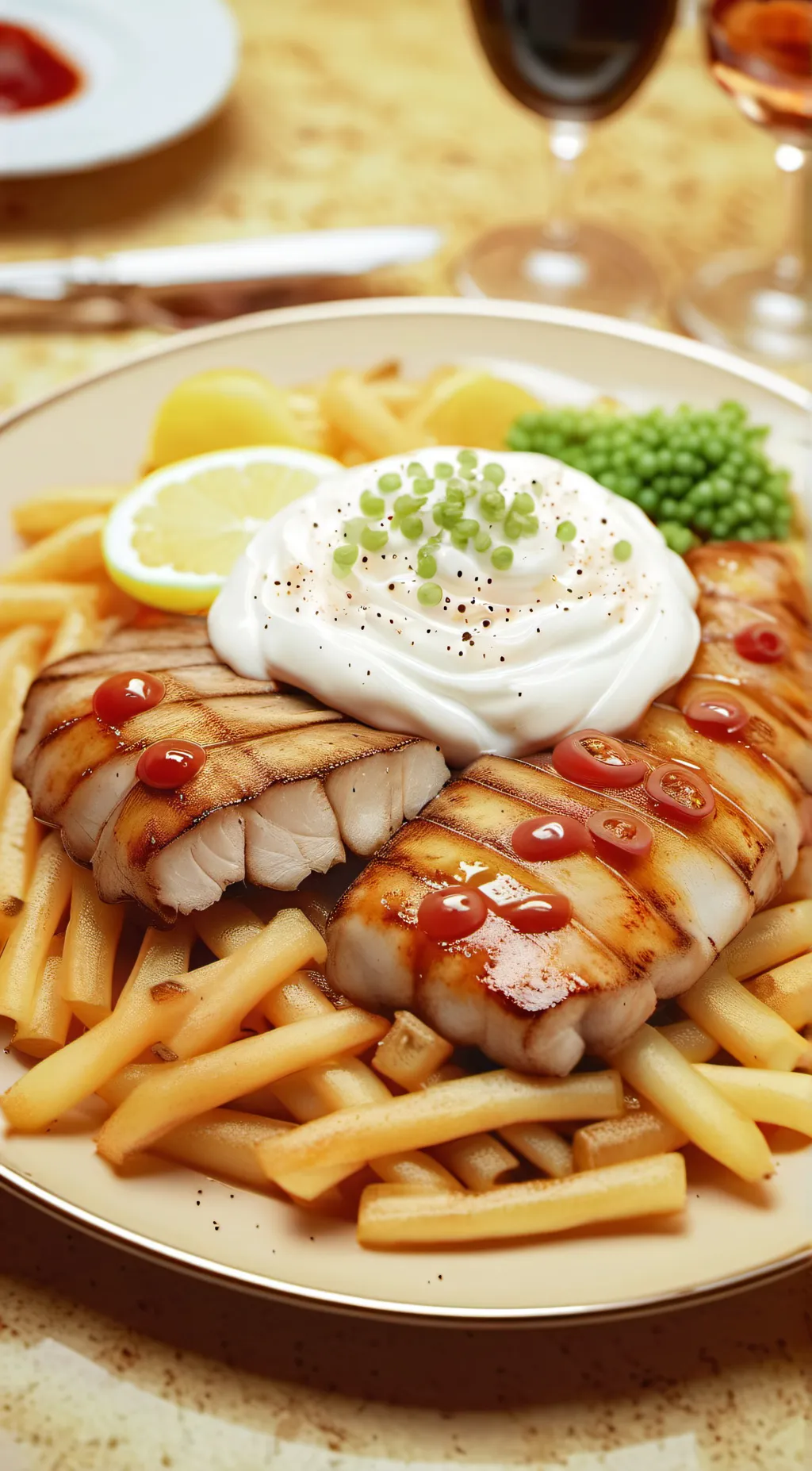 ai character: Restaurant Bobik L background