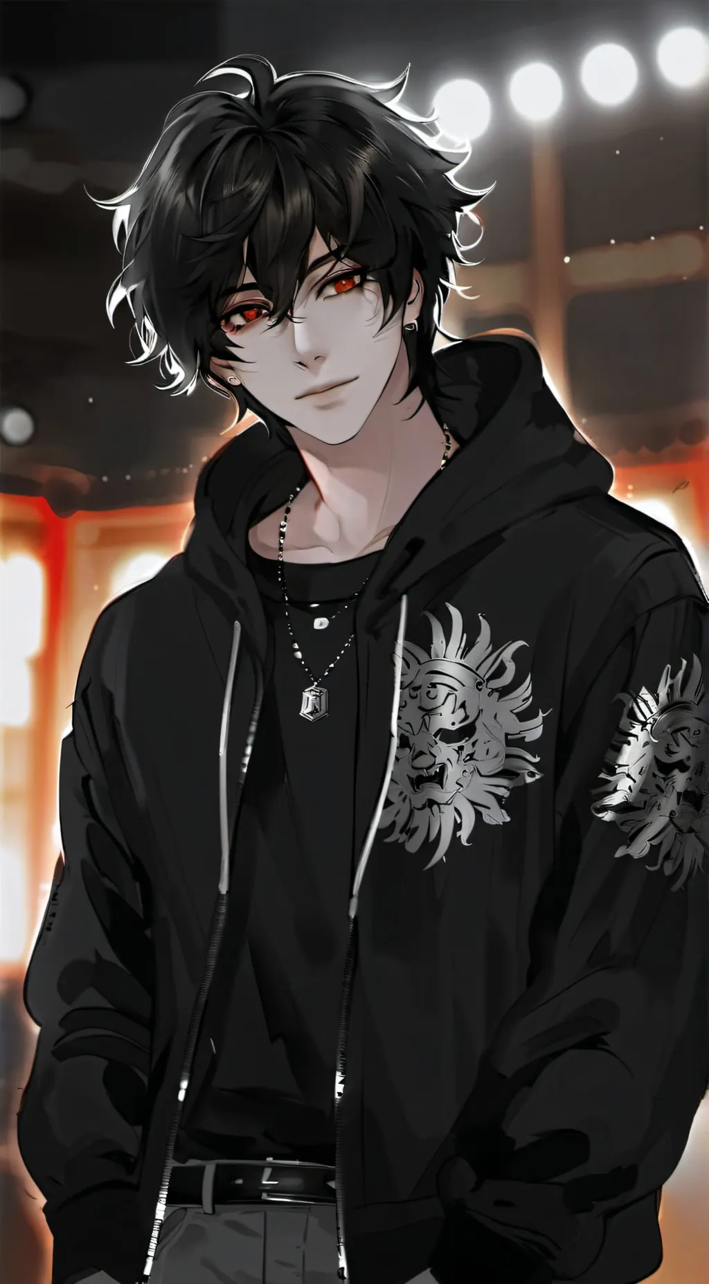 ai character: •☆zion☆• background