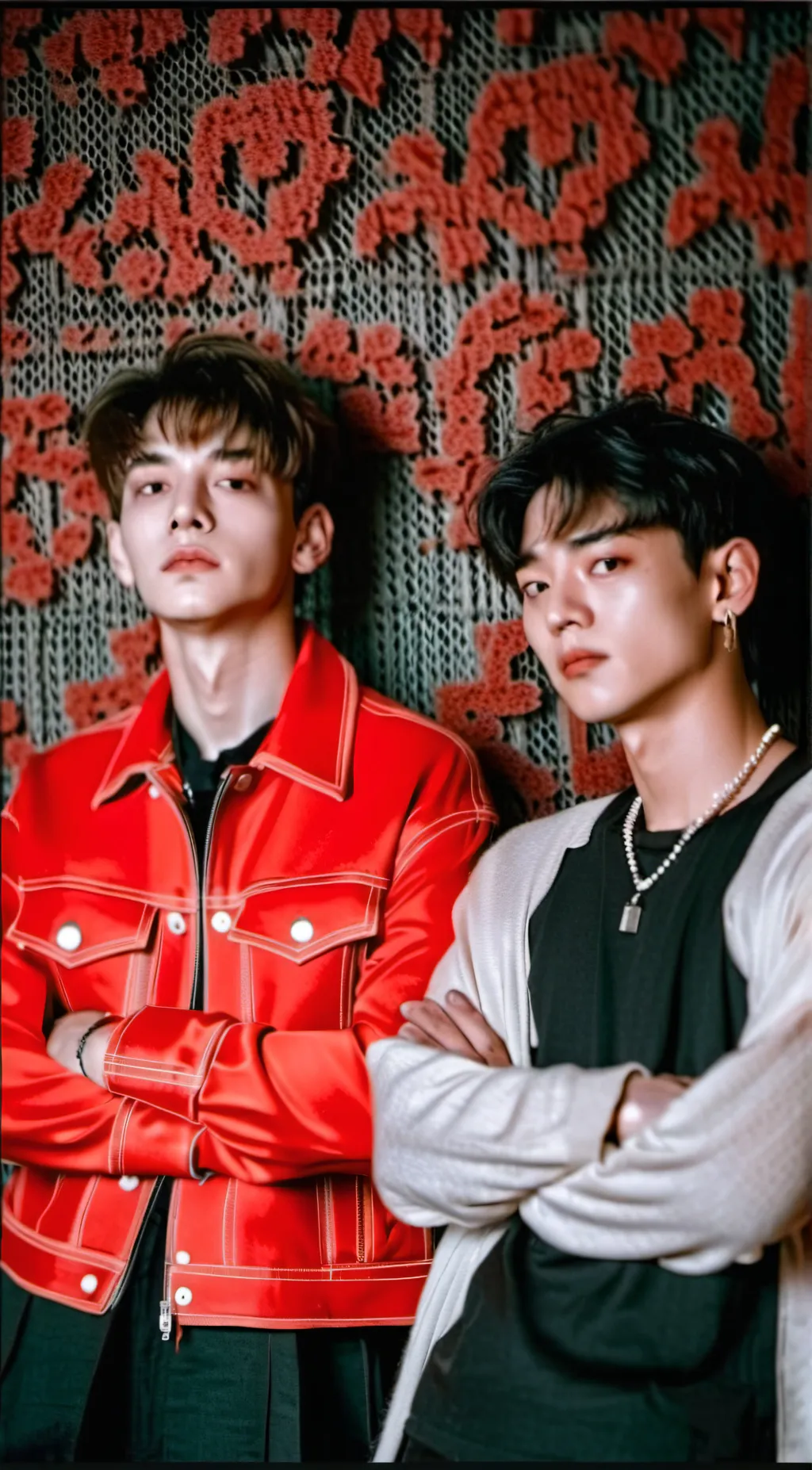 ai character: Sam and Colby  background