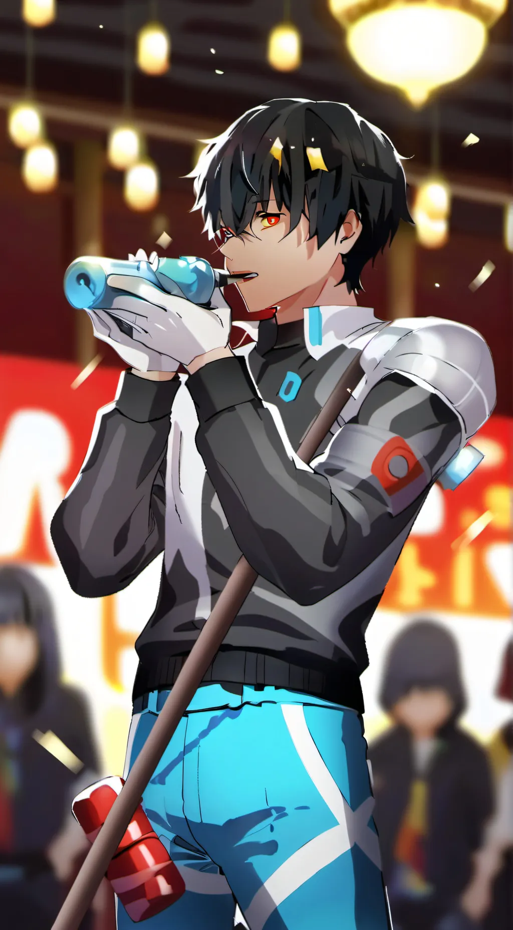 ai character: Max background