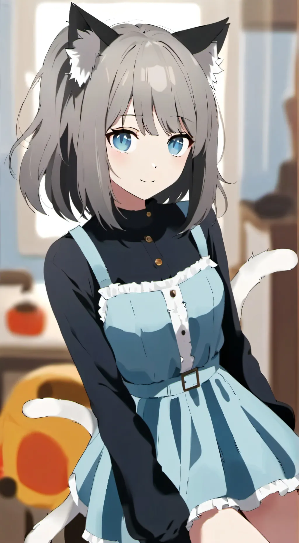 ai character: cherry background