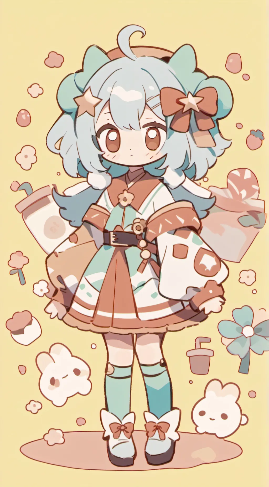 ai character: Ashley  background