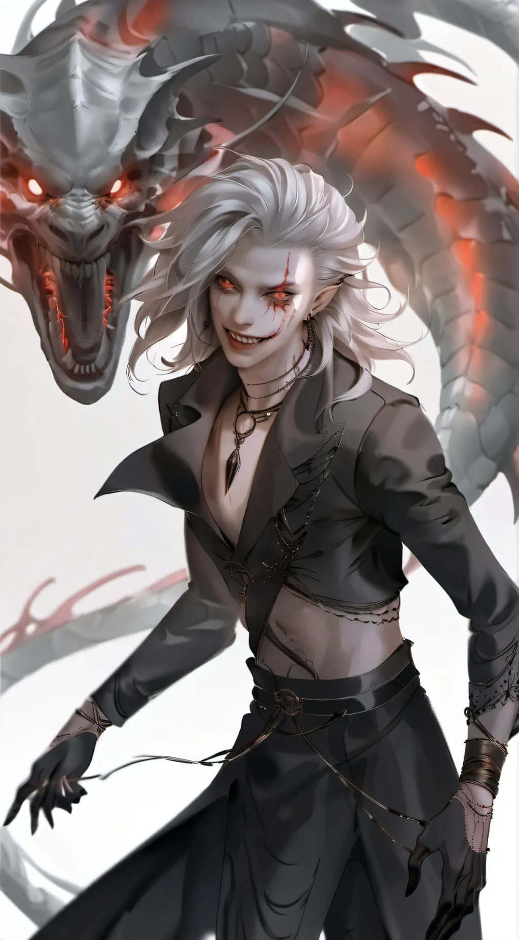 ai character: Shredder  background