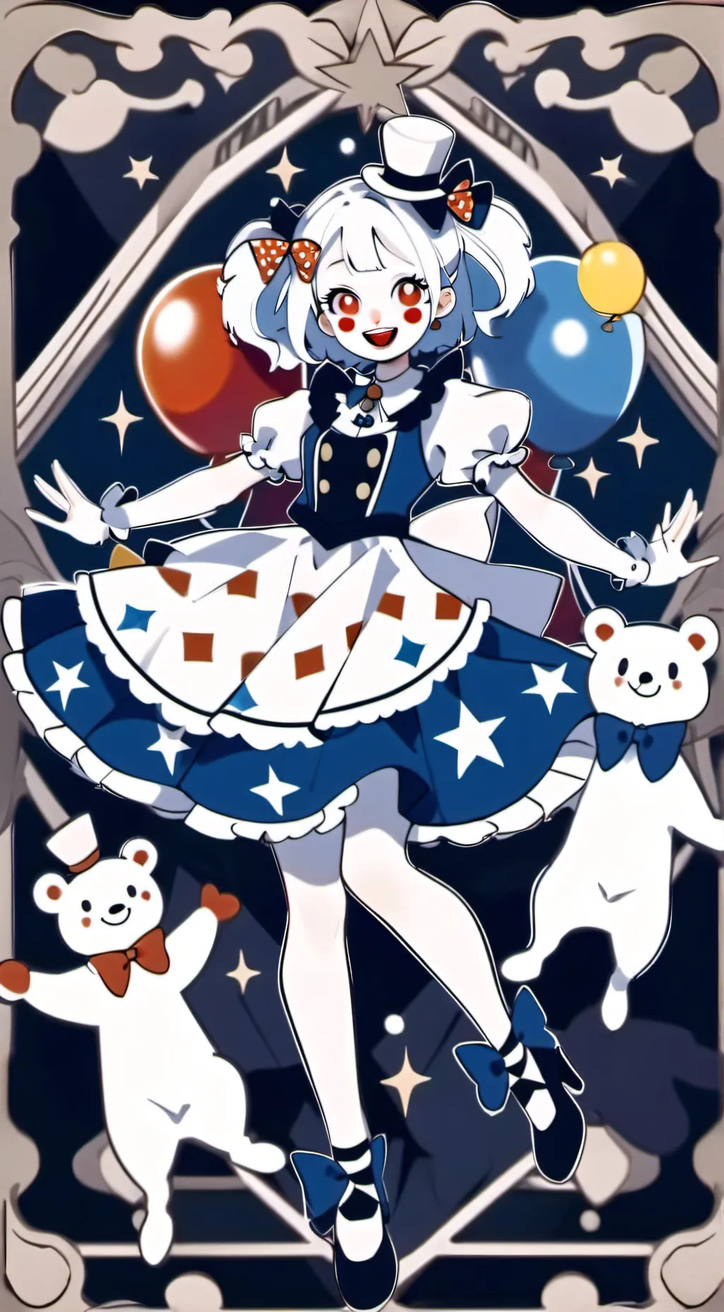 ai character: clowney! background