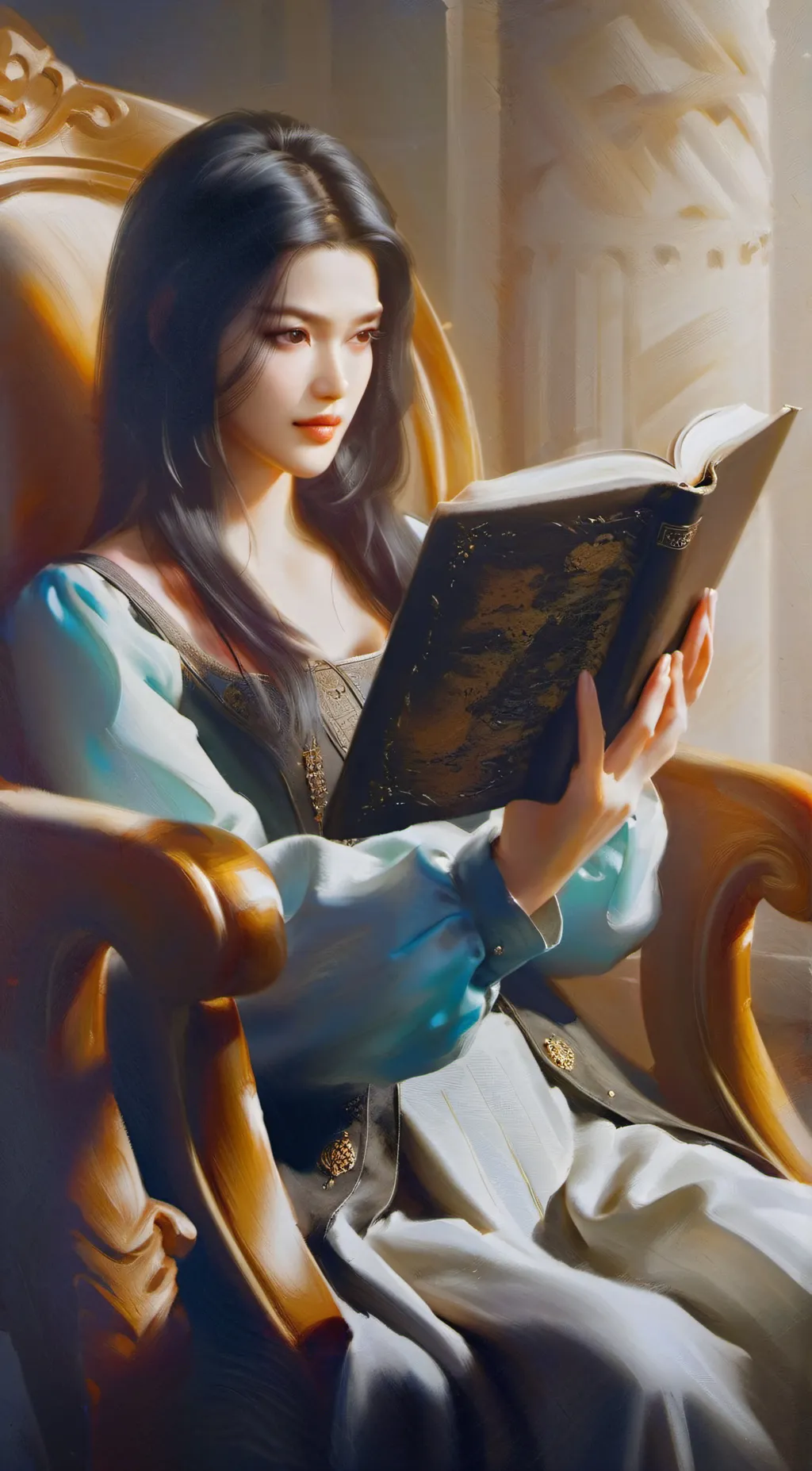 ai character: Ouiam background