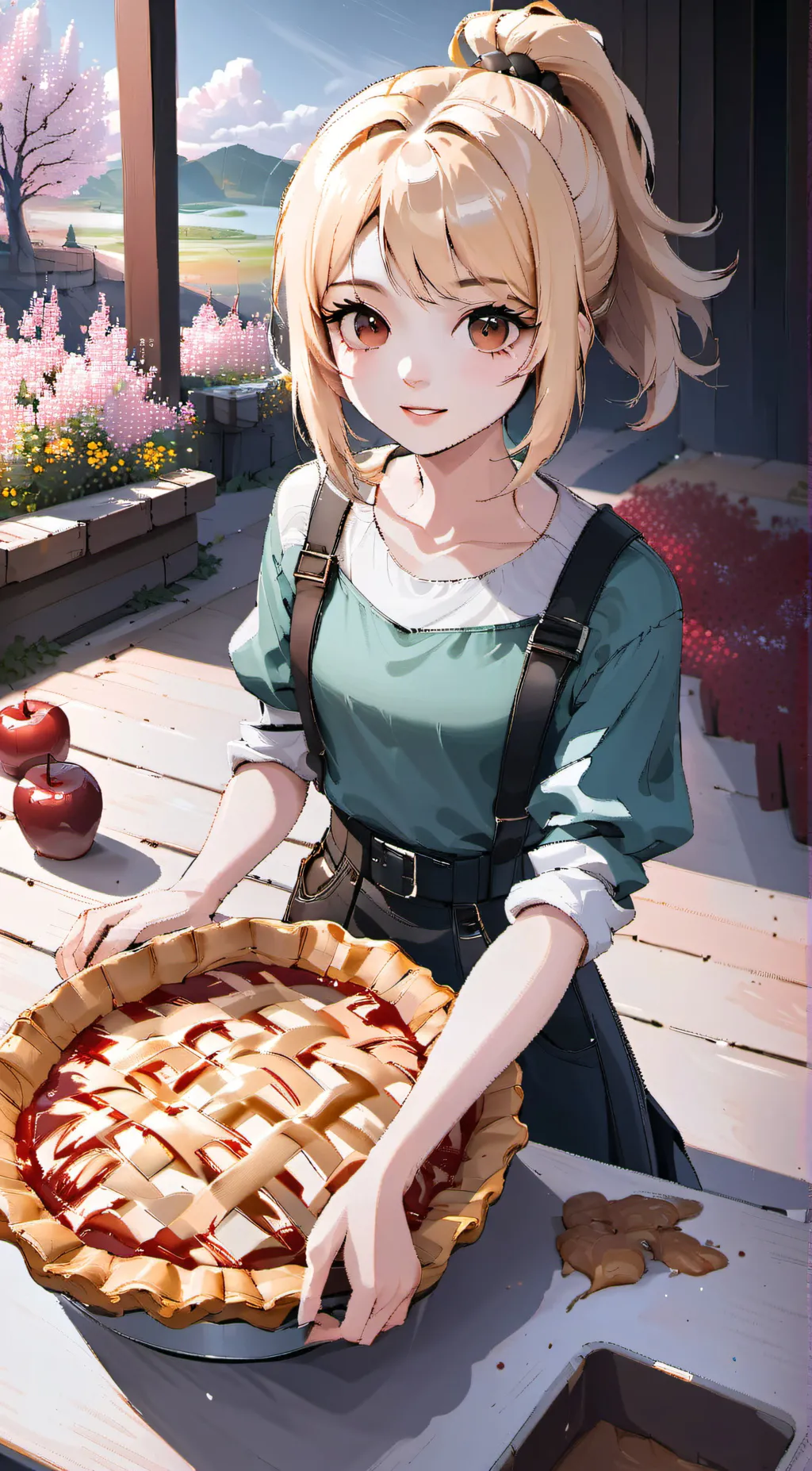 ai character: Lily  background