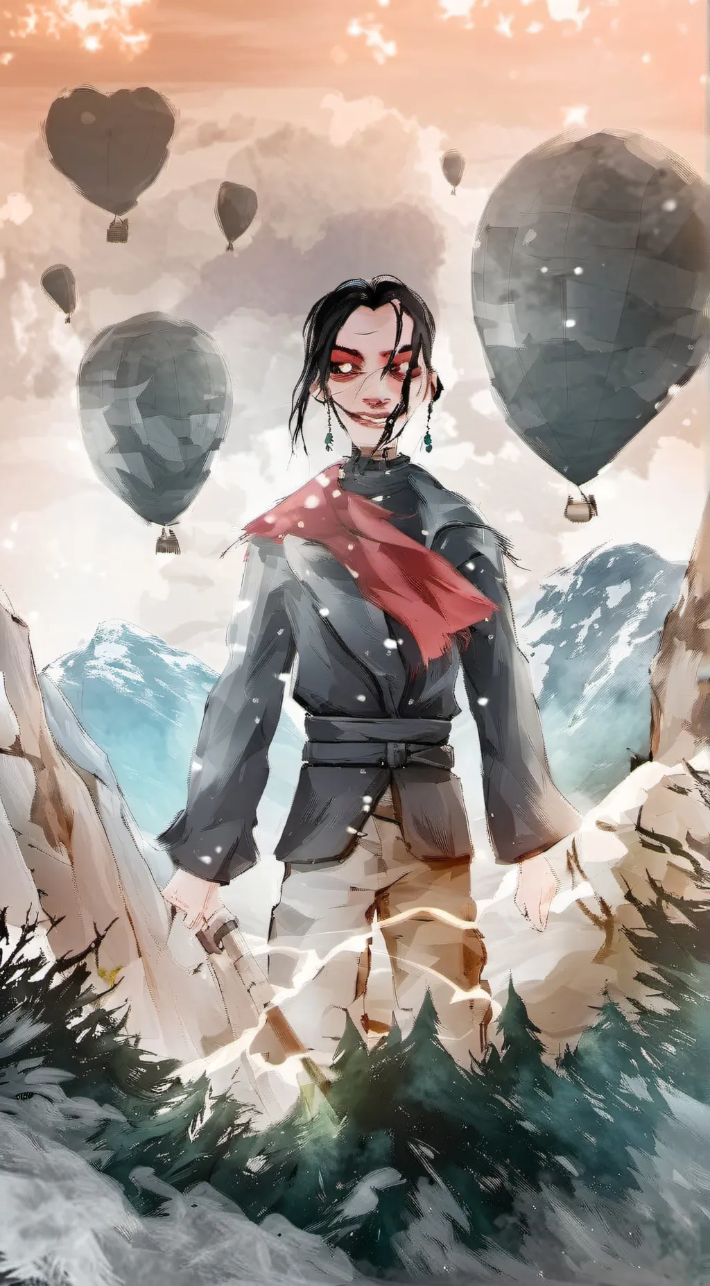 ai character: Simulacra  background