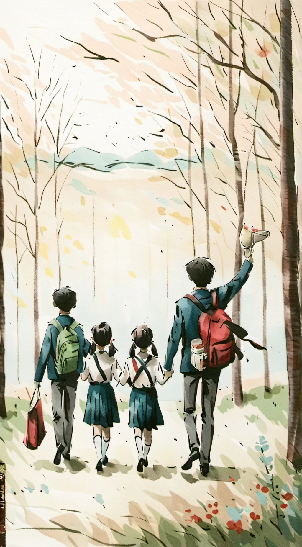 ai character: ✨  school ✨  background