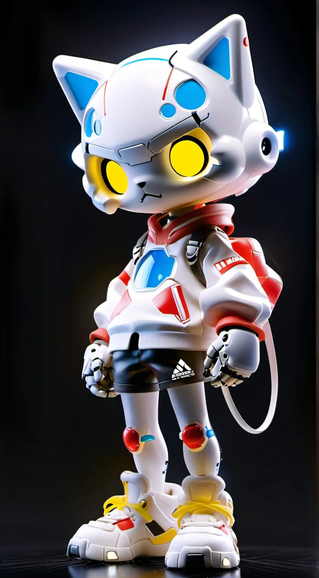 ai character: SanrioFighterDigit background